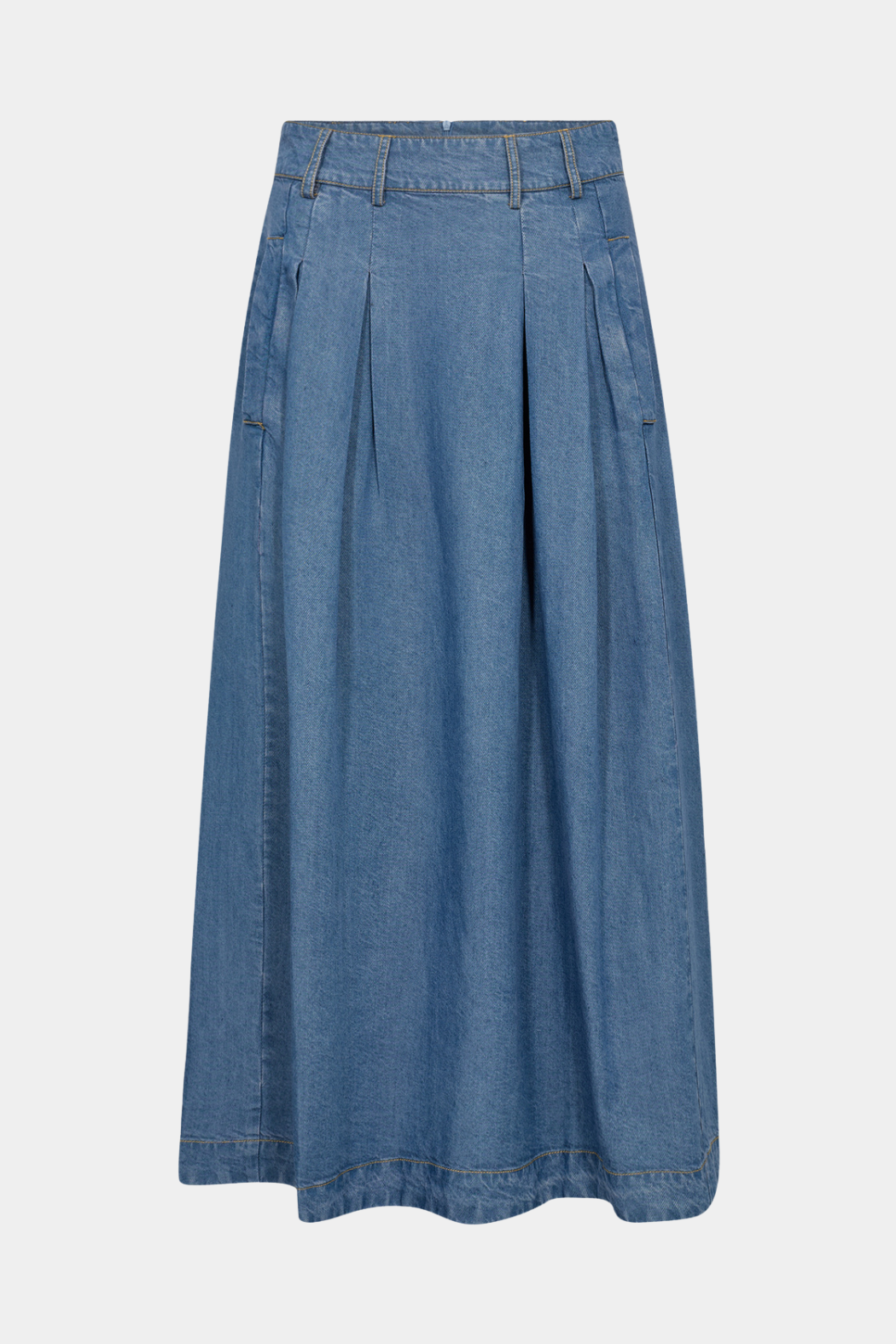 AnyaCC denim pleat skirt