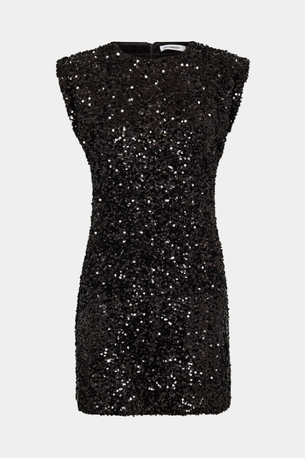 kjole, dress, sort, black, glimmer, glitter, pailletter, lynlås, Fin, smuk, elegant, klassisk, staple, feminin, pæn, rå, cool, sej, unik, musthave, hverdag, fest, kvinde, dame, woman
