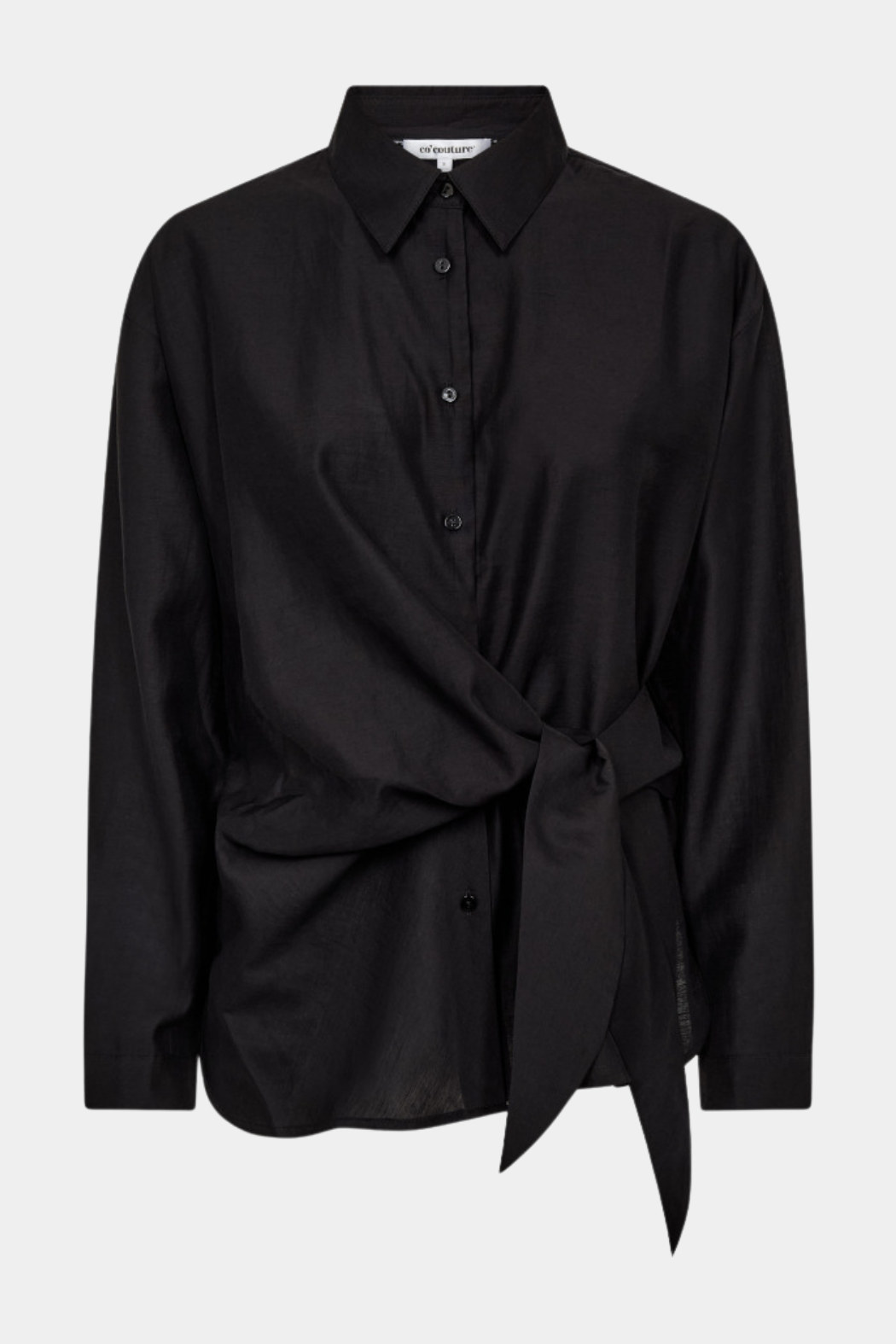 skjorte, shirt, tencel, blød, let, sort, black, Fin, smuk, elegant, klassisk, staple, feminin, pæn, rå, cool, sej, unik, musthave, hverdag, fest, kvinde, dame, woman
