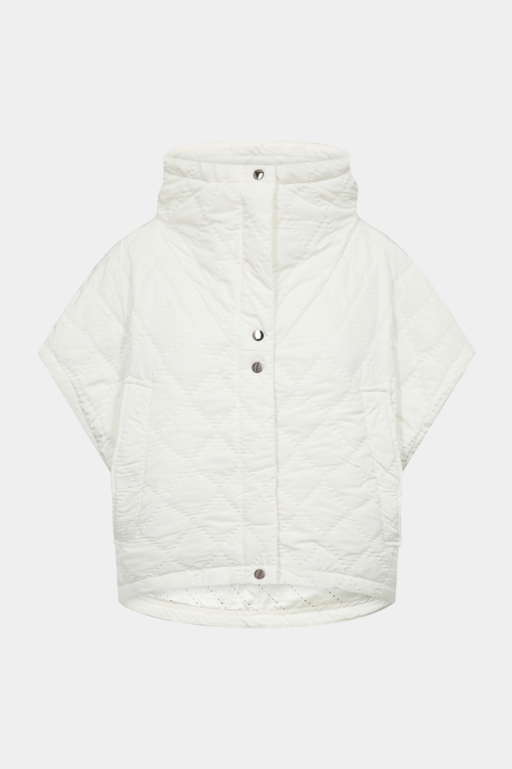 vest, hvid, råhvid, offwhite, vatteret, varm, knapper, lynlås, funktion, oversize, Fin, smuk, elegant, klassisk, staple, feminin, pæn, rå, cool, sej, unik, musthave, hverdag, fest, kvinde, dame, woman
