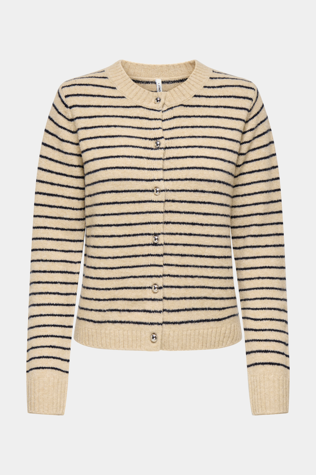 strik, knit, cardigan, trøje, knapper, striber, stribet, blød, Fin, smuk, elegant, klassisk, staple, feminin, pæn, rå, cool, sej, unik, musthave, hverdag, fest, kvinde, dame, woman
