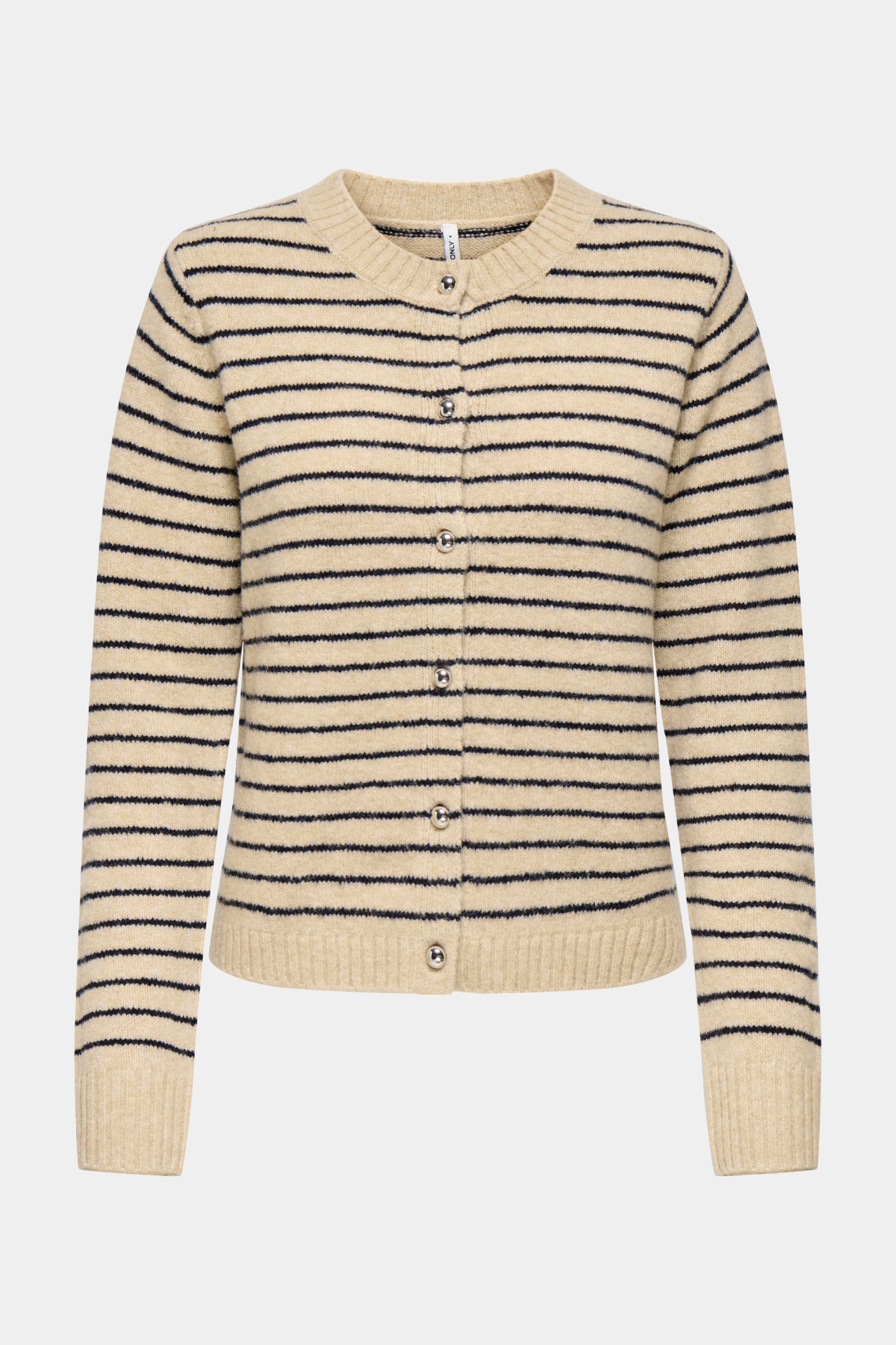 strik, knit, cardigan, trøje, knapper, striber, stribet, blød, Fin, smuk, elegant, klassisk, staple, feminin, pæn, rå, cool, sej, unik, musthave, hverdag, fest, kvinde, dame, woman
