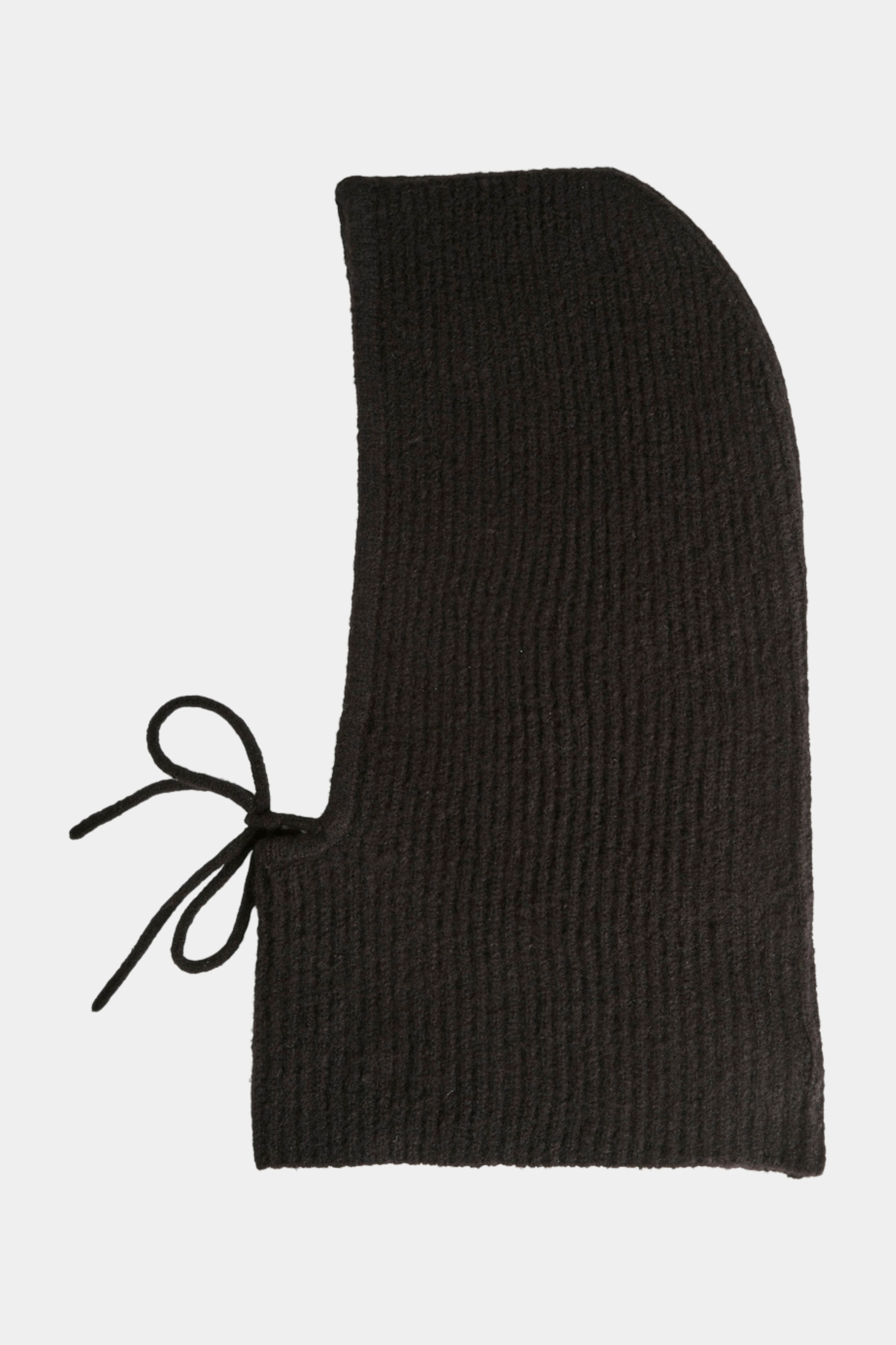 balaclava, hue, hætte, hat, hood, beanie, sort, black, blød, soft, strik, knit, varm, warm, vinter, efterår, forår, kvinde, dame, woman, unisex
