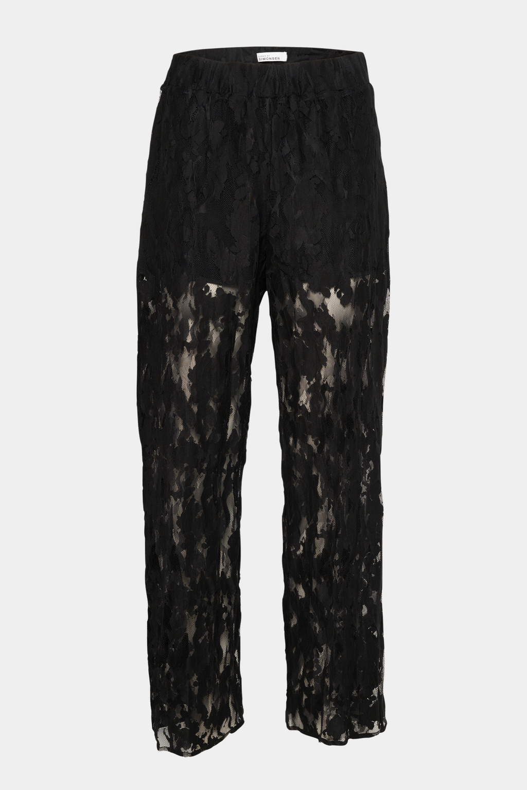 pant, buks, vidde, bred, wide, løs, loose, shorts, long, lang, blonde, lace, broderi, sort, black, transparent, see through, gennemsigtig, elegant, fin, feminin, hverdag, fest, kvinde, dame, woman