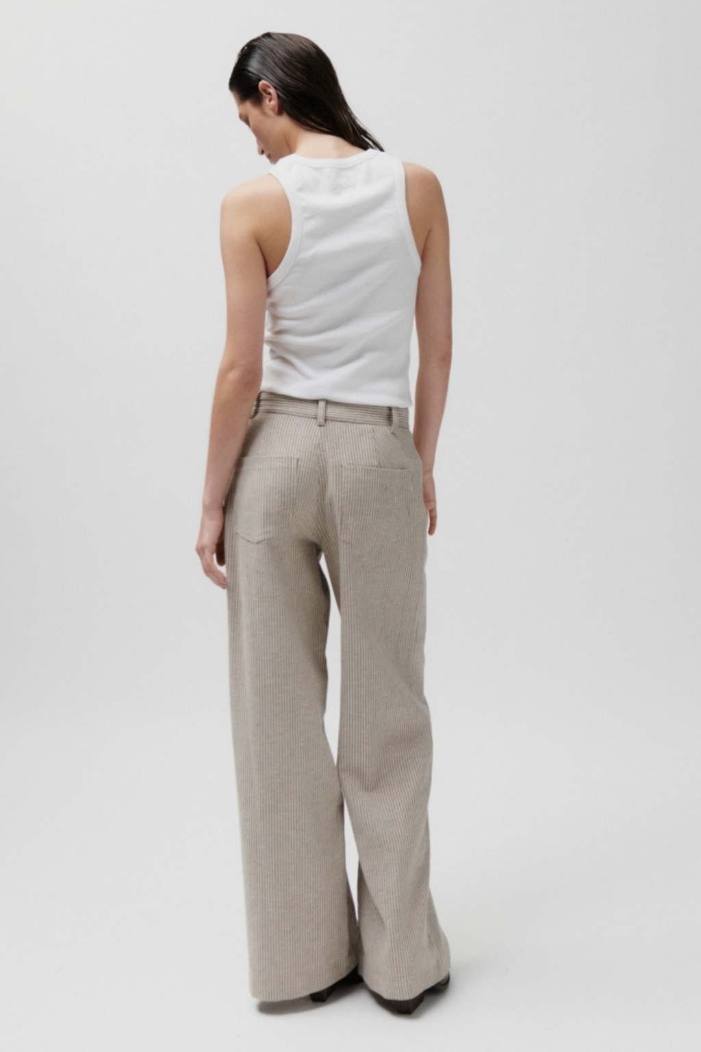 Benette striped linen pant