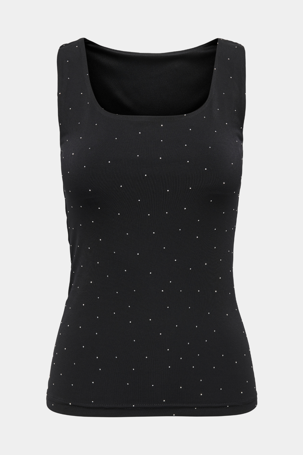 top, overdel, 2way, vendbar, sort, glat, sten, rhinsten, glimmer, glitter, Fin, smuk, elegant, klassisk, staple, feminin, pæn, rå, cool, sej, unik, musthave, hverdag, fest, kvinde, dame, woman
