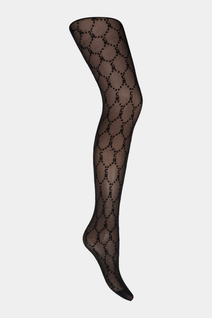 CMLogo stockings, black