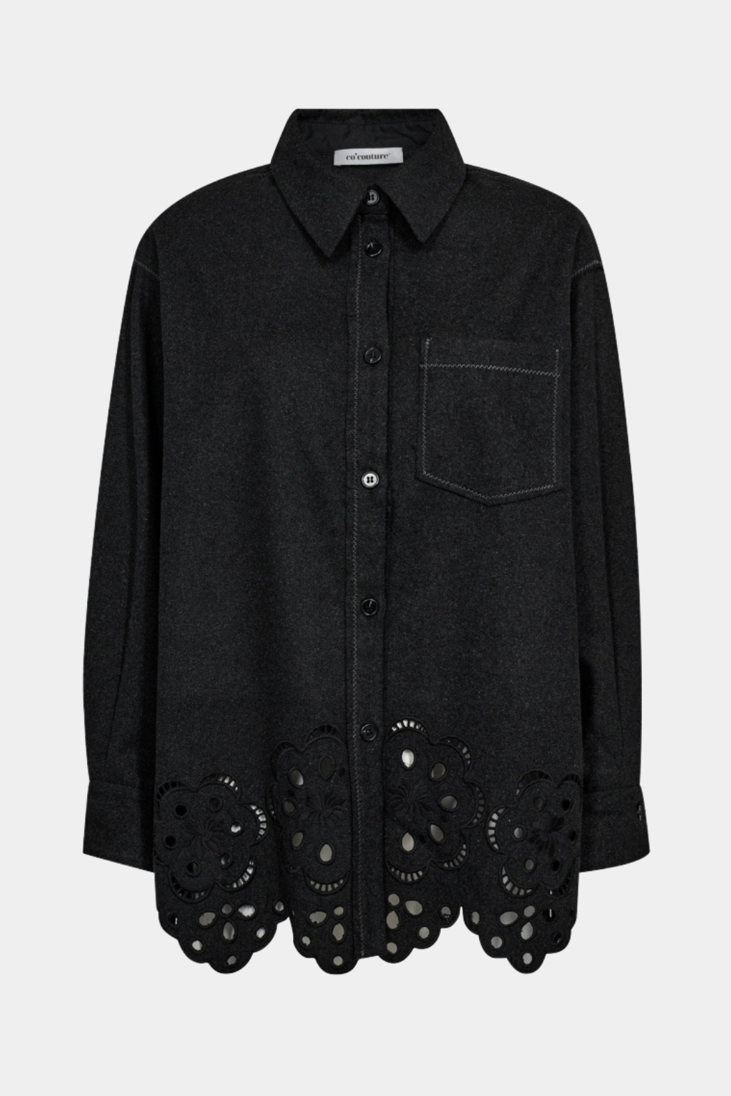 Forudbestilling - WarrenCC wool embroidery shirt
