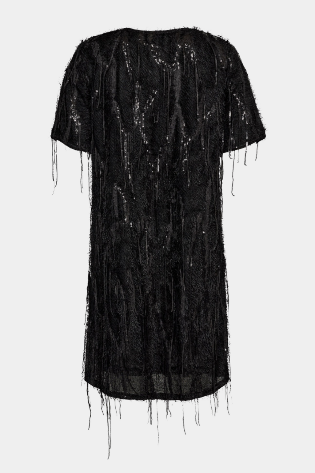 Kjole, dress, glimmer, glitter, pailletter, sort, black, Fin, smuk, elegant, klassisk, staple, feminin, pæn, rå, cool, sej, unik, musthave, hverdag, fest, kvinde, dame, woman
