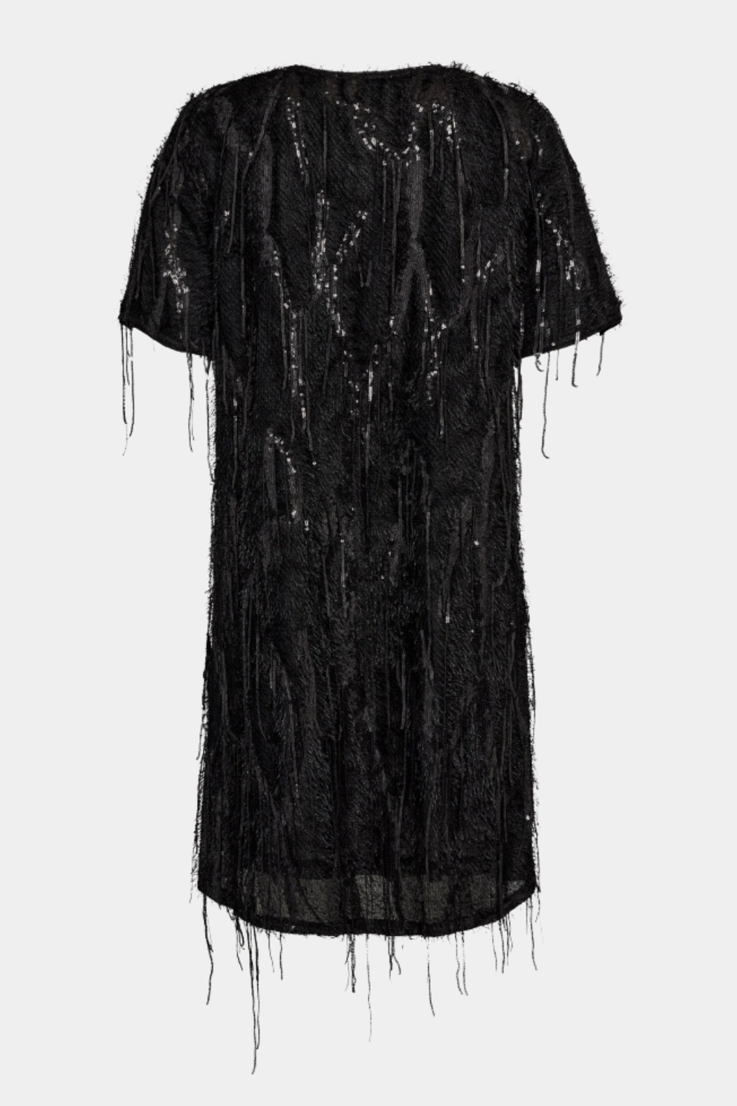 Kjole, dress, glimmer, glitter, pailletter, sort, black, Fin, smuk, elegant, klassisk, staple, feminin, pæn, rå, cool, sej, unik, musthave, hverdag, fest, kvinde, dame, woman
