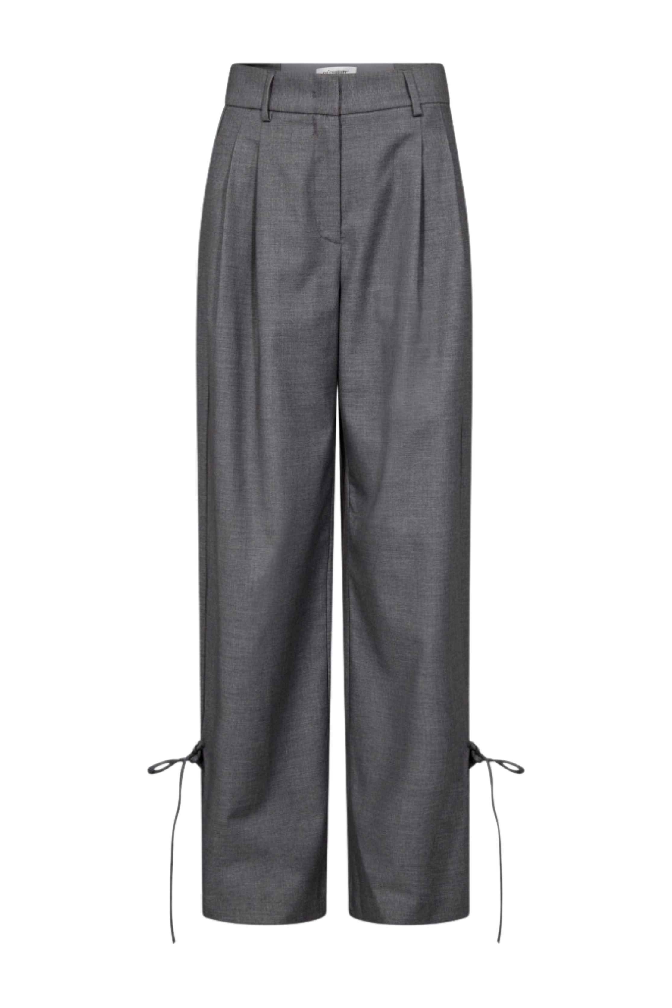 buks, bukser, habitbukser, jakkesæt, bindebånd, snørre, grå, grey, melange, Fin, smuk, elegant, klassisk, staple, feminin, pæn, rå, cool, sej, unik, musthave, hverdag, fest, kvinde, dame, woman
