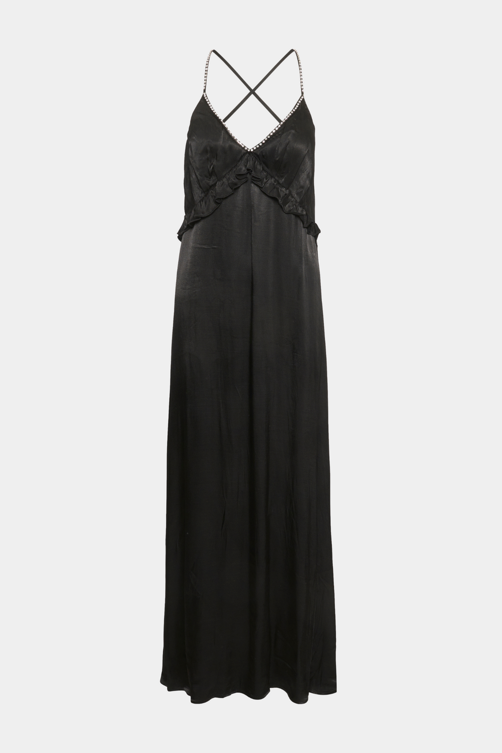 kjole, dress, lang, cocktail, eksklusiv, sten, similisten, glimmer, glitter, viskose, sort, blank, shiny, stropper, festlig, fin, smuk, elegant, klassisk, feminin, pæn, rå, cool, sej, unik, musthave, fest