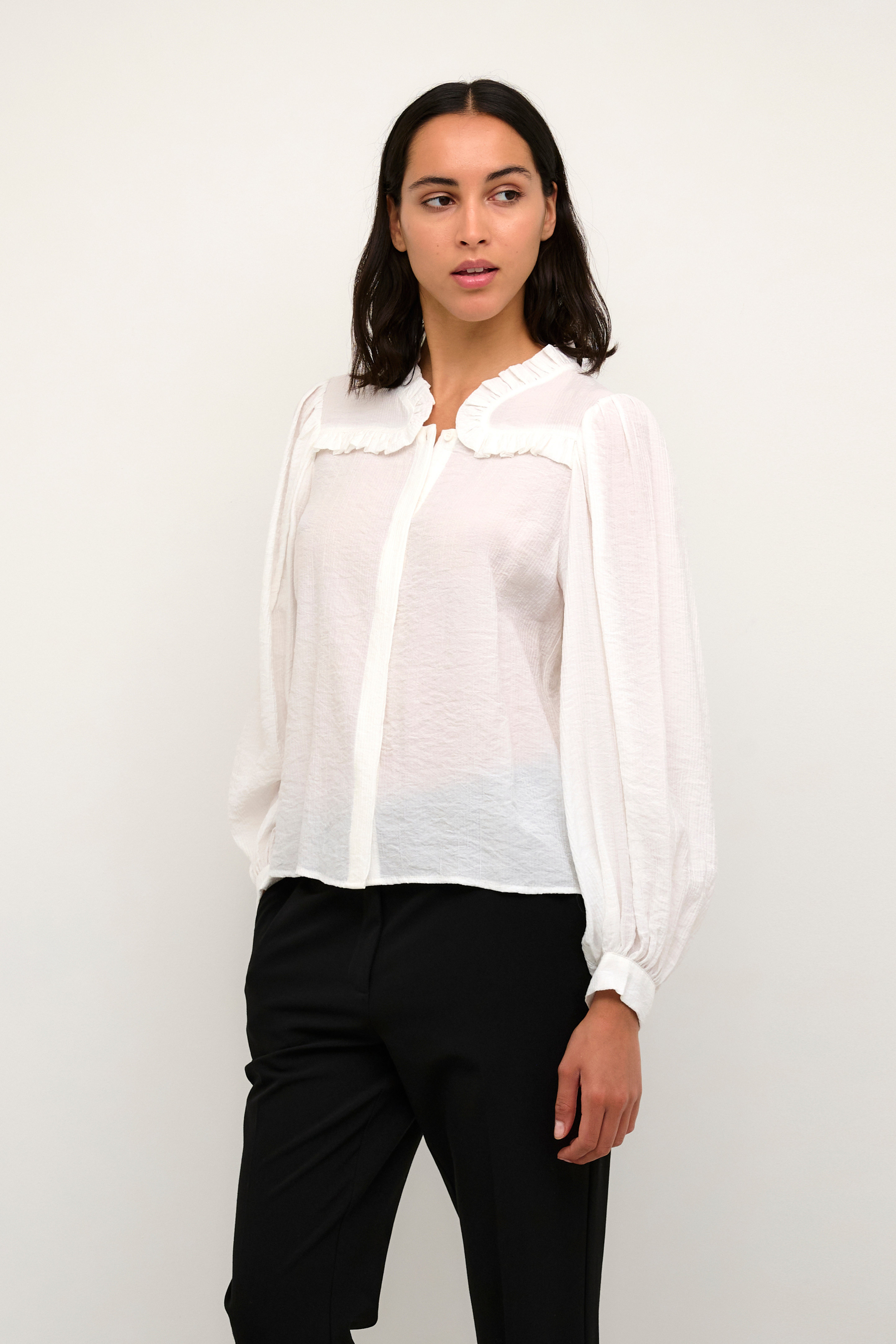 Kaya blouse, bright white