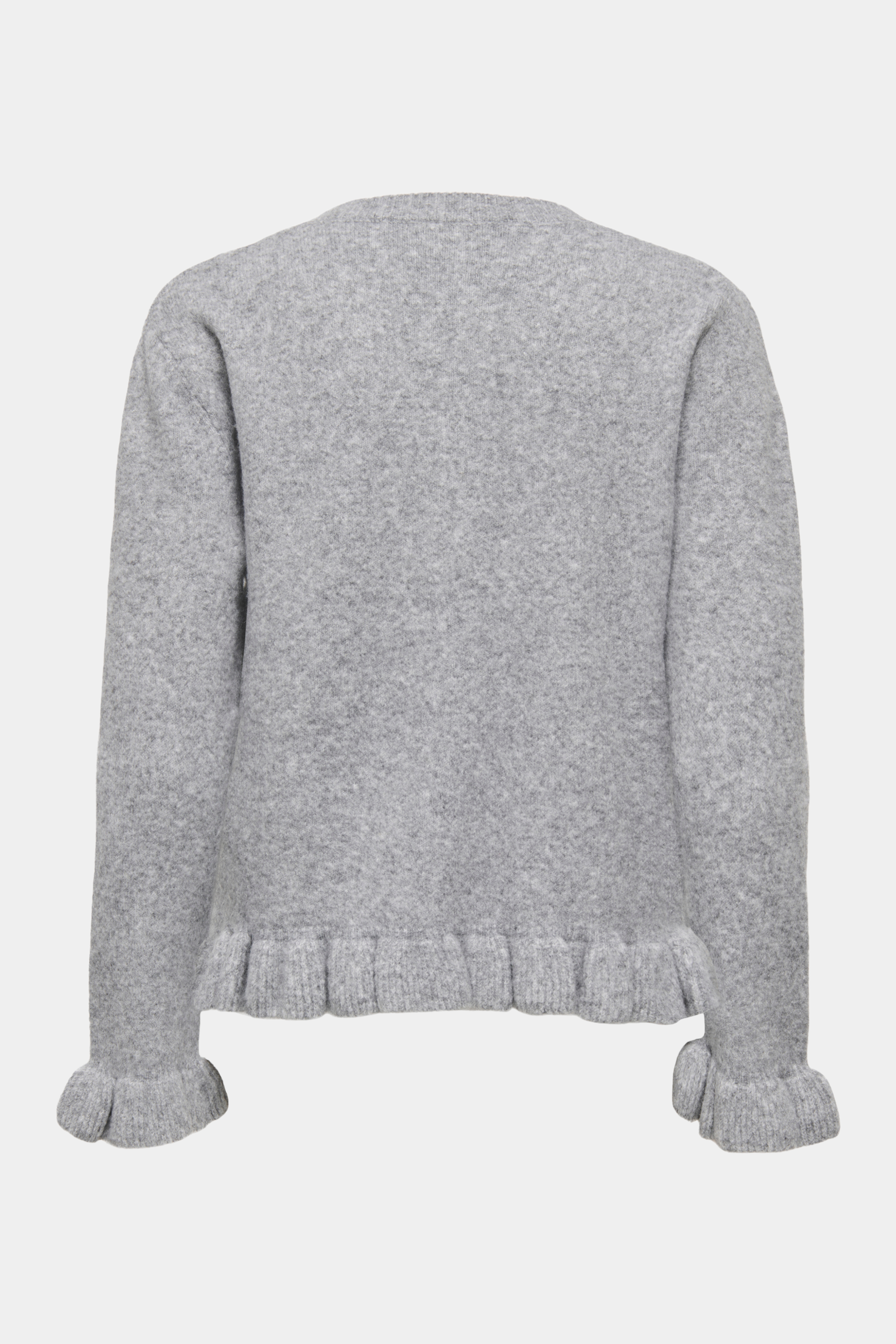 Forudbestilling - ONLRima life LS frill button cardigan