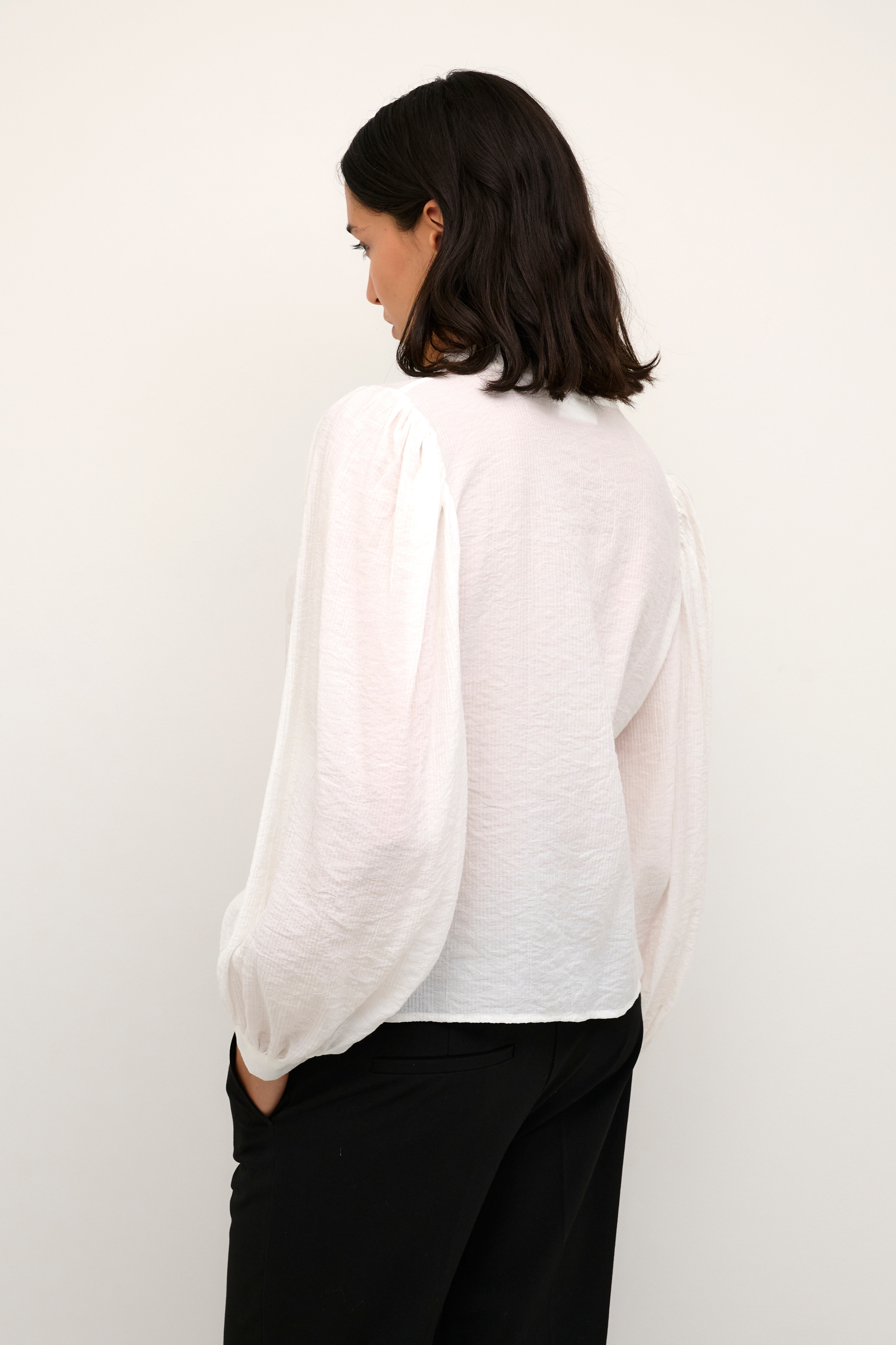 Kaya blouse, bright white