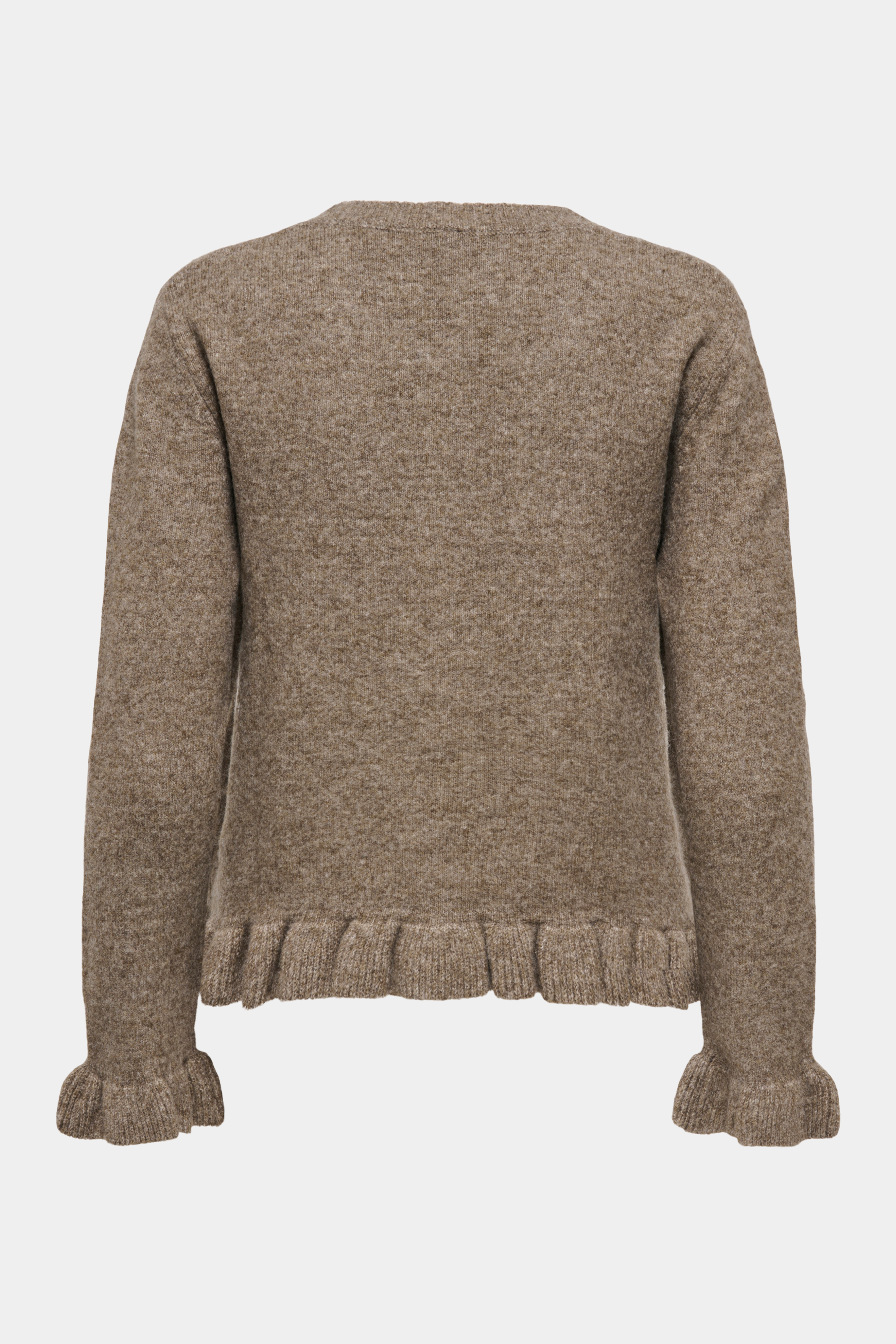 Forudbestilling - ONLRima life LS frill button cardigan