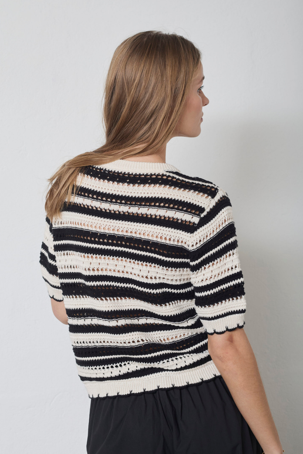 OdetteCC stripe SS o-knit
