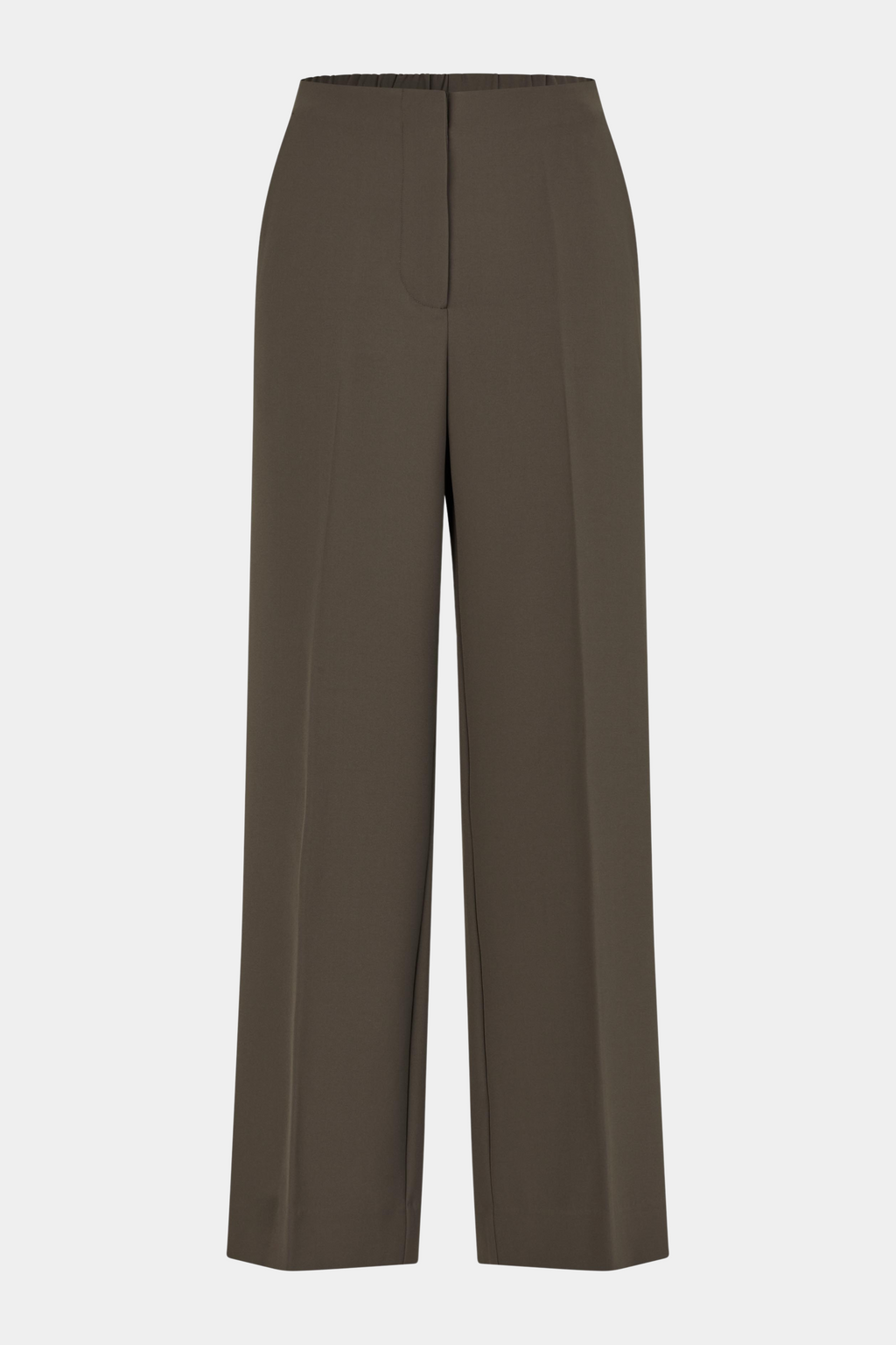 Fin, smuk, elegant, klassisk, staple, feminin, pæn, rå, cool, sej, unik, musthave, hverdag, fest, kvinde, dame, woman, buks, pant, simpel, simple, classic, klassisk, brun, brown, beige, walnut, pressefold, suit, suiting, habit, jakketøj, arbejde, work, business, job