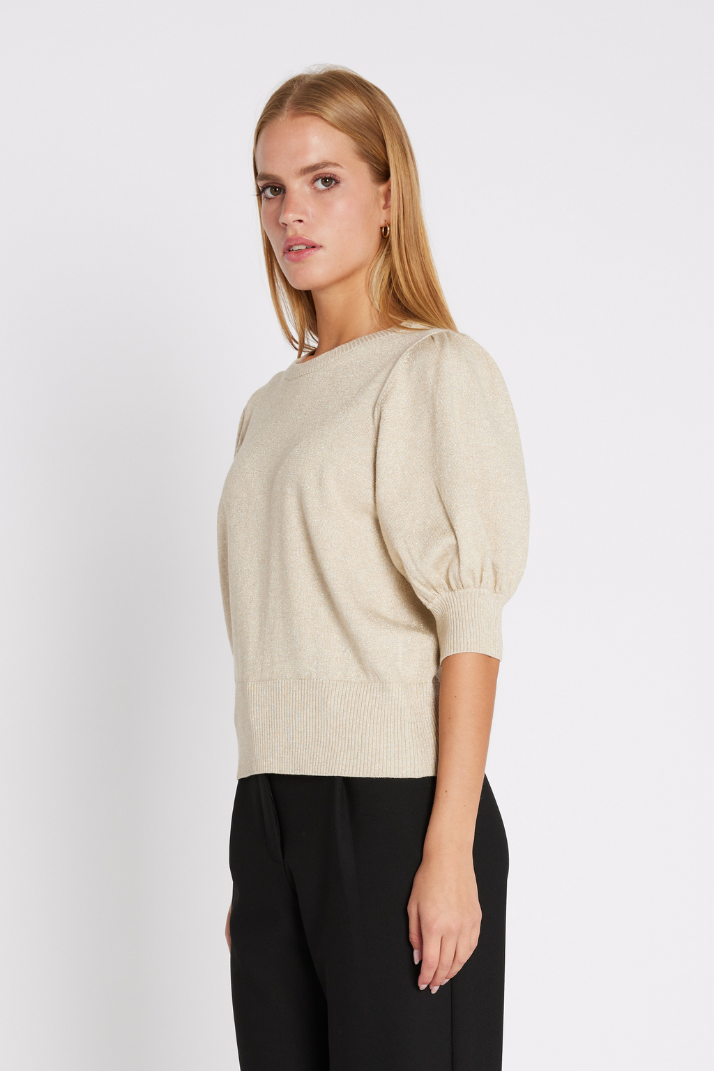 Sorrel knit | Gold glitter