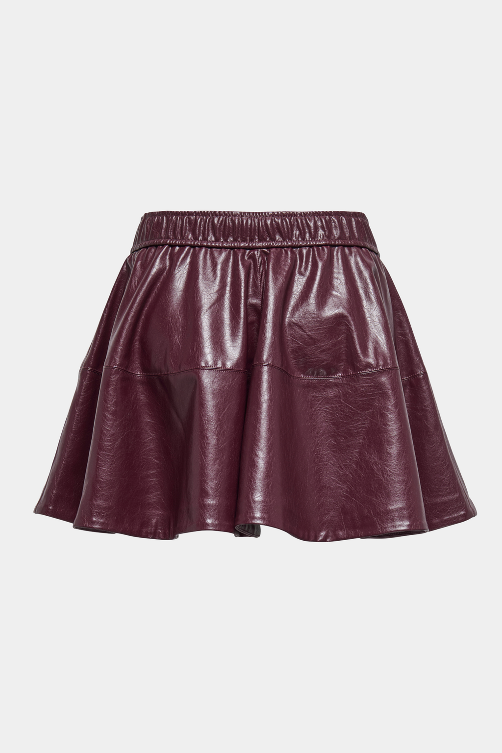 Forudbestilling - ONJacky hw faux leather skater skirt pnt