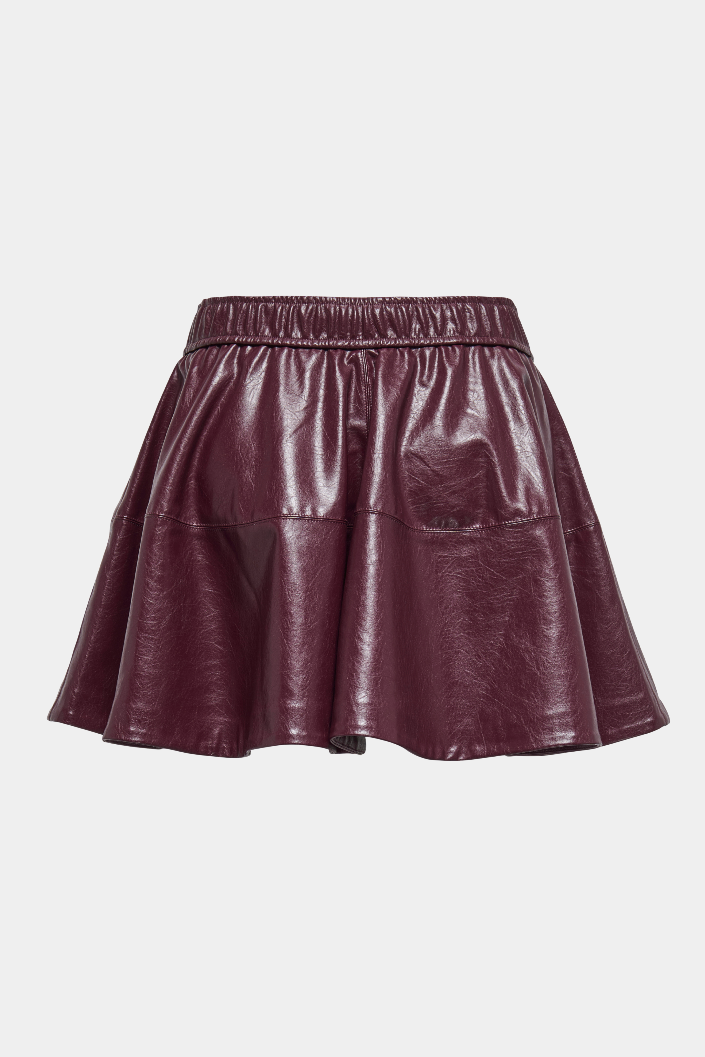 Forudbestilling - ONJacky hw faux leather skater skirt pnt