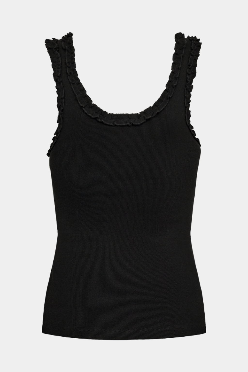 CMSiv frill top | Black