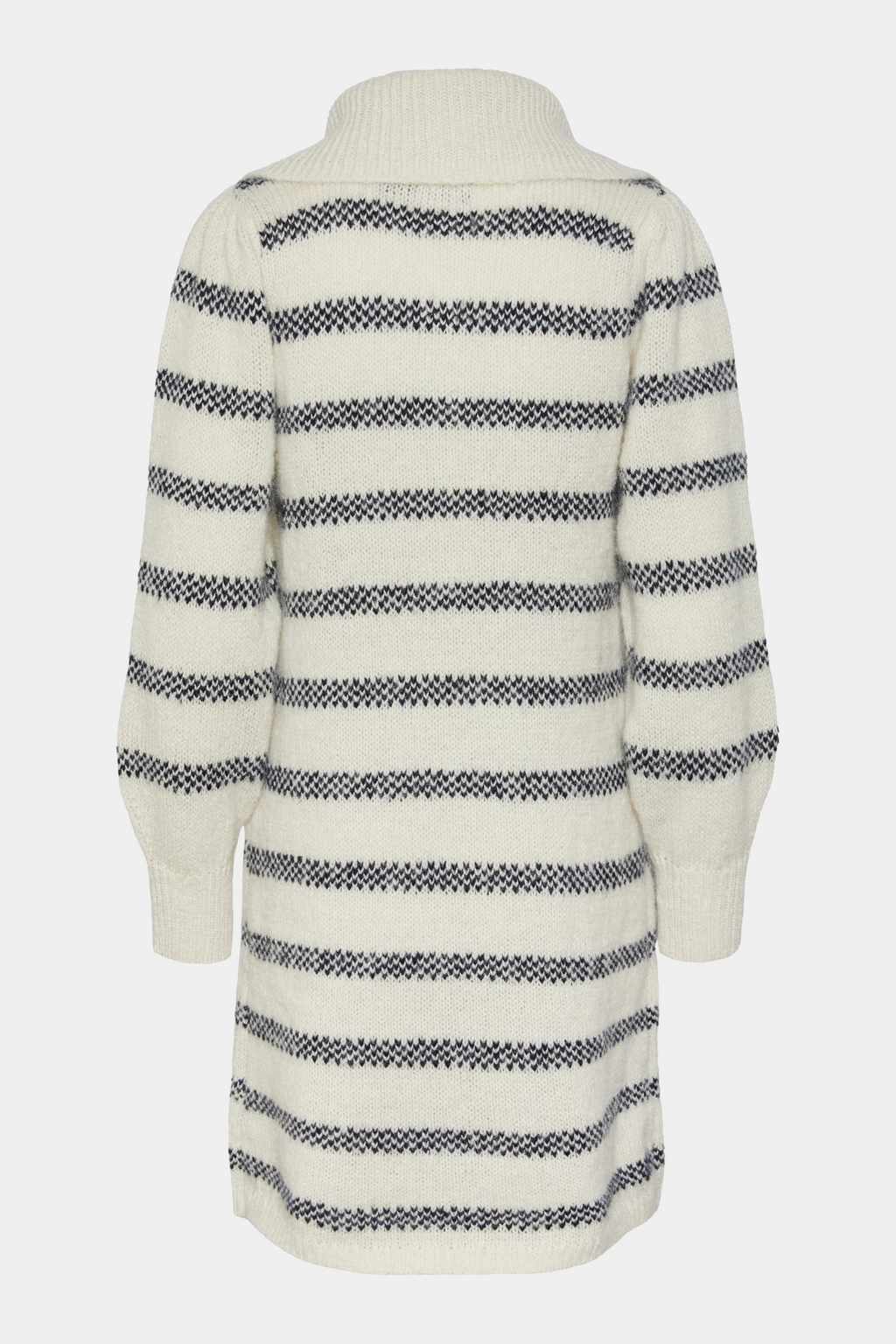 PCJadine ls half zip knit dress