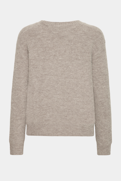 BAStacy rib logo pullover