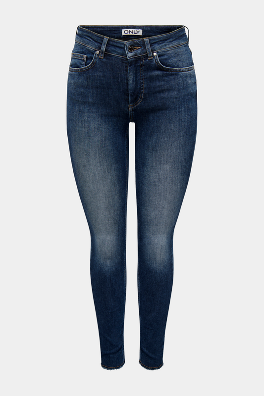 jeans, buks, bukser, cowboybukser, denim, sild, vasket, slim, midwaist, mørkeblå, blå, blue, slimfit, ankle, ankellængde, cropped, tætsiddende, Fin, smuk, elegant, klassisk, staple, feminin, pæn, rå, cool, sej, unik, musthave, hverdag, fest, kvinde, dame, woman
