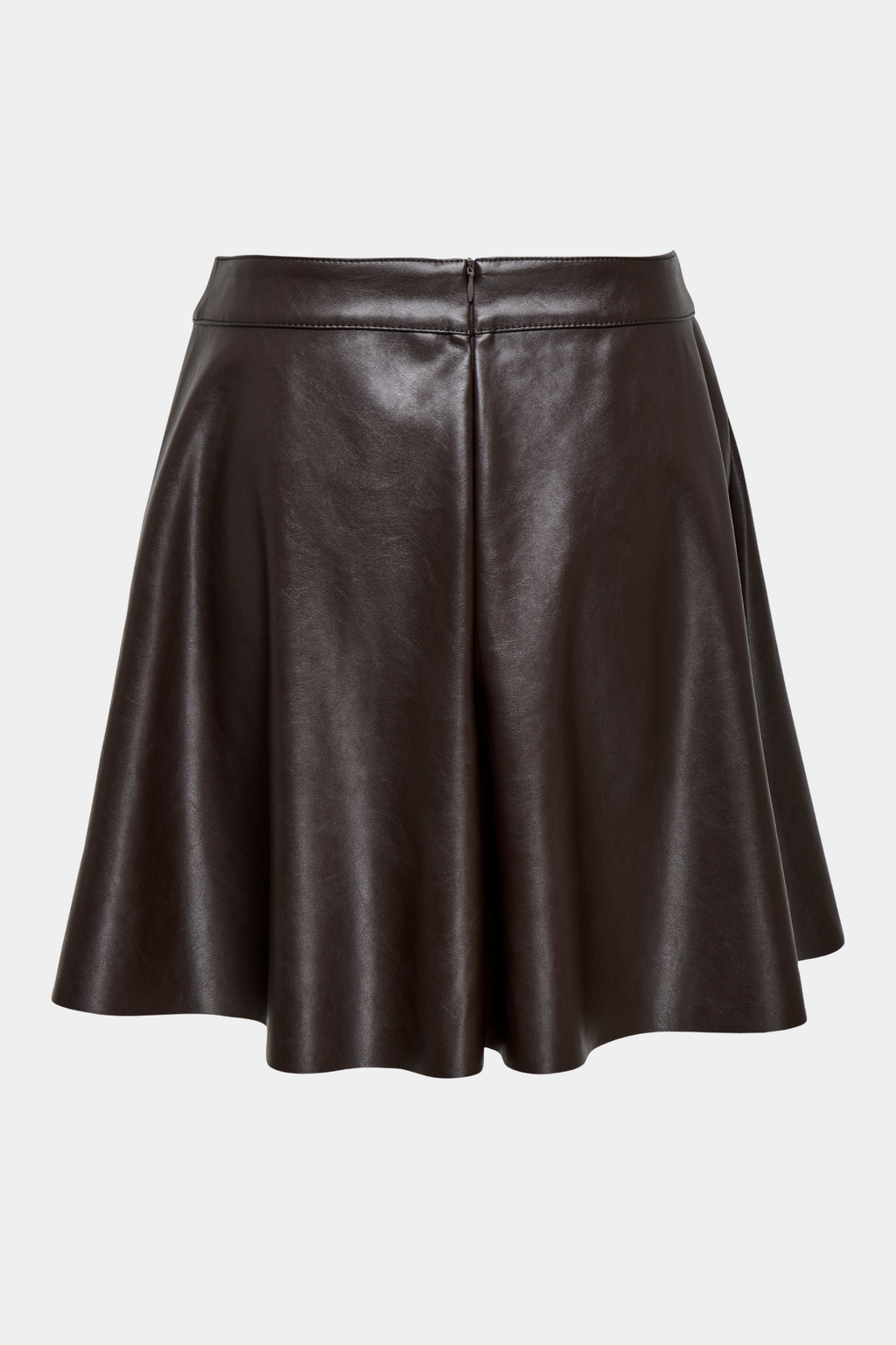Forudbestilling - ONLUna faux leather flared skirt
