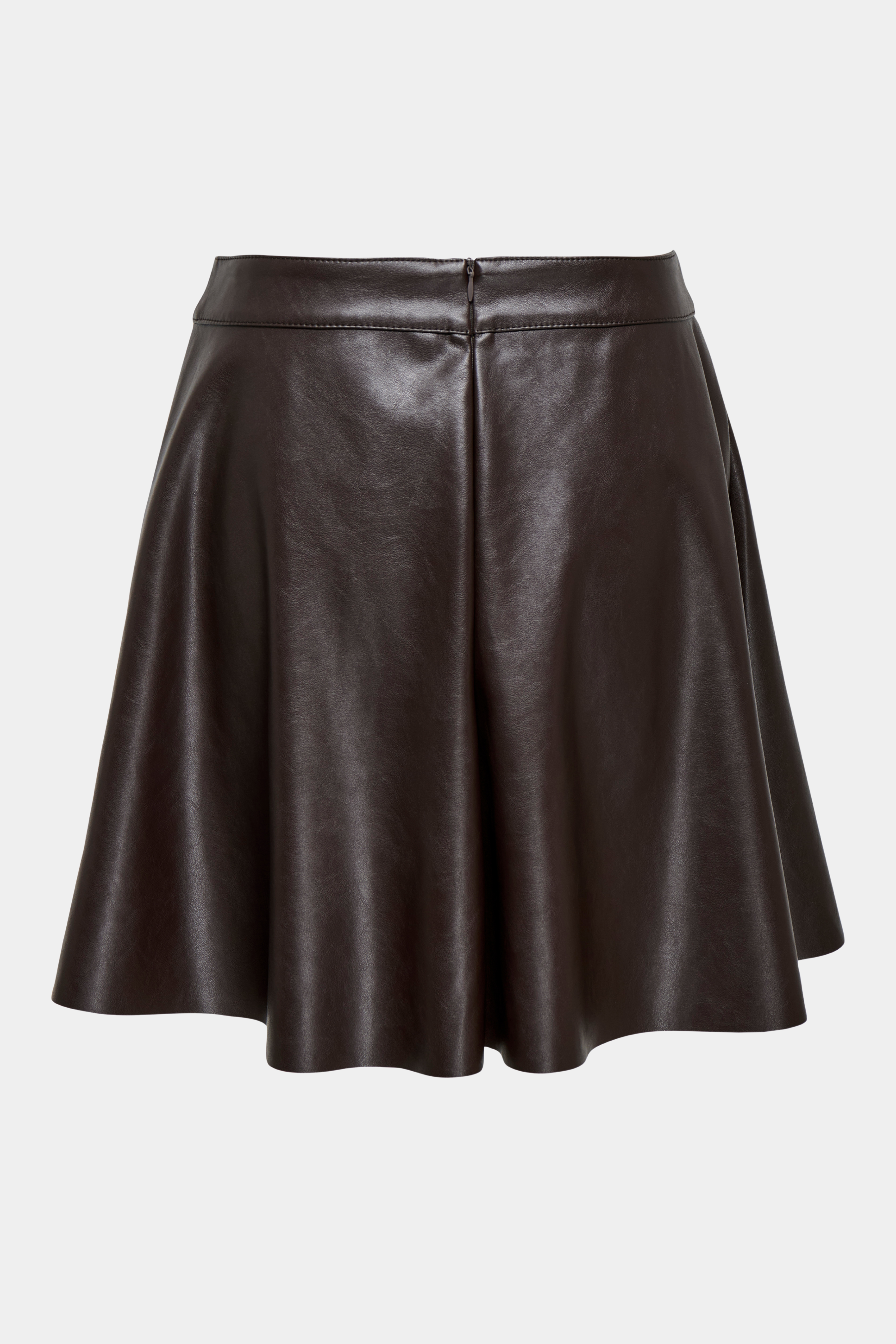 Forudbestilling - ONLUna faux leather flared skirt