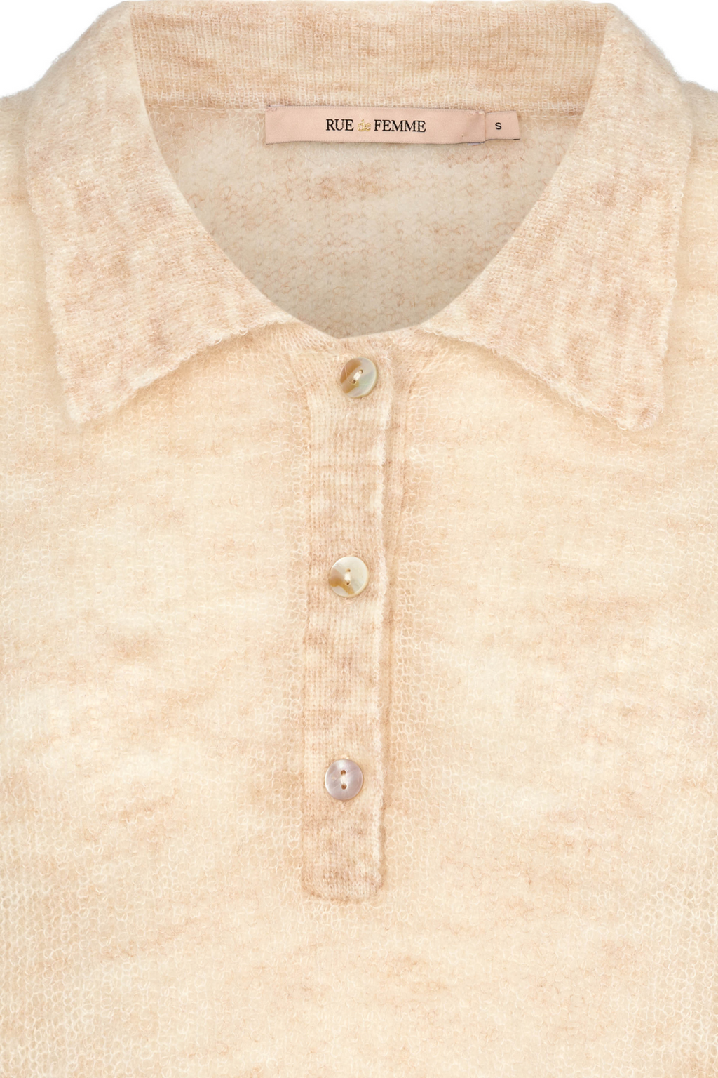 Acacia polo knit