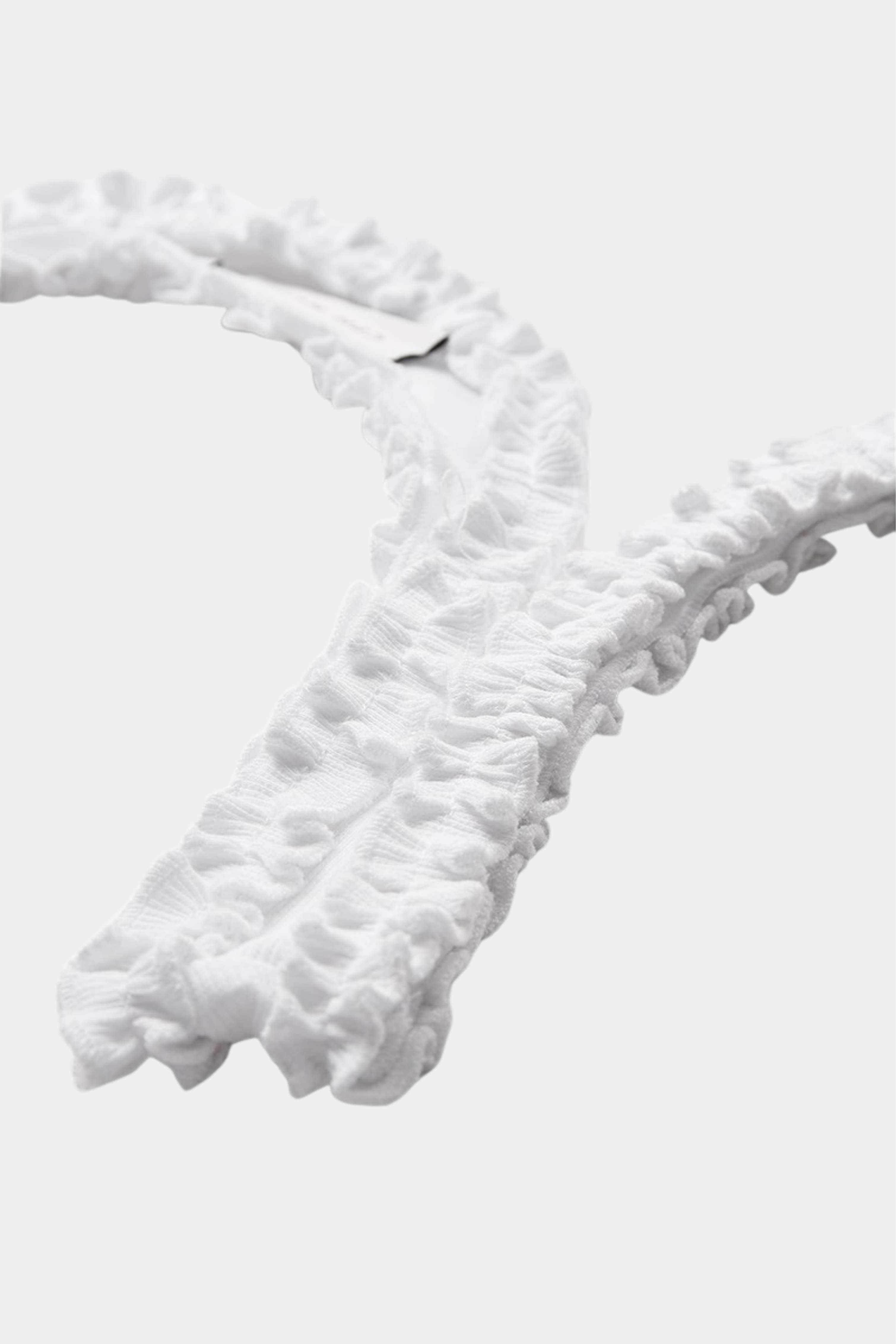 CMSiv frill top | Bright white