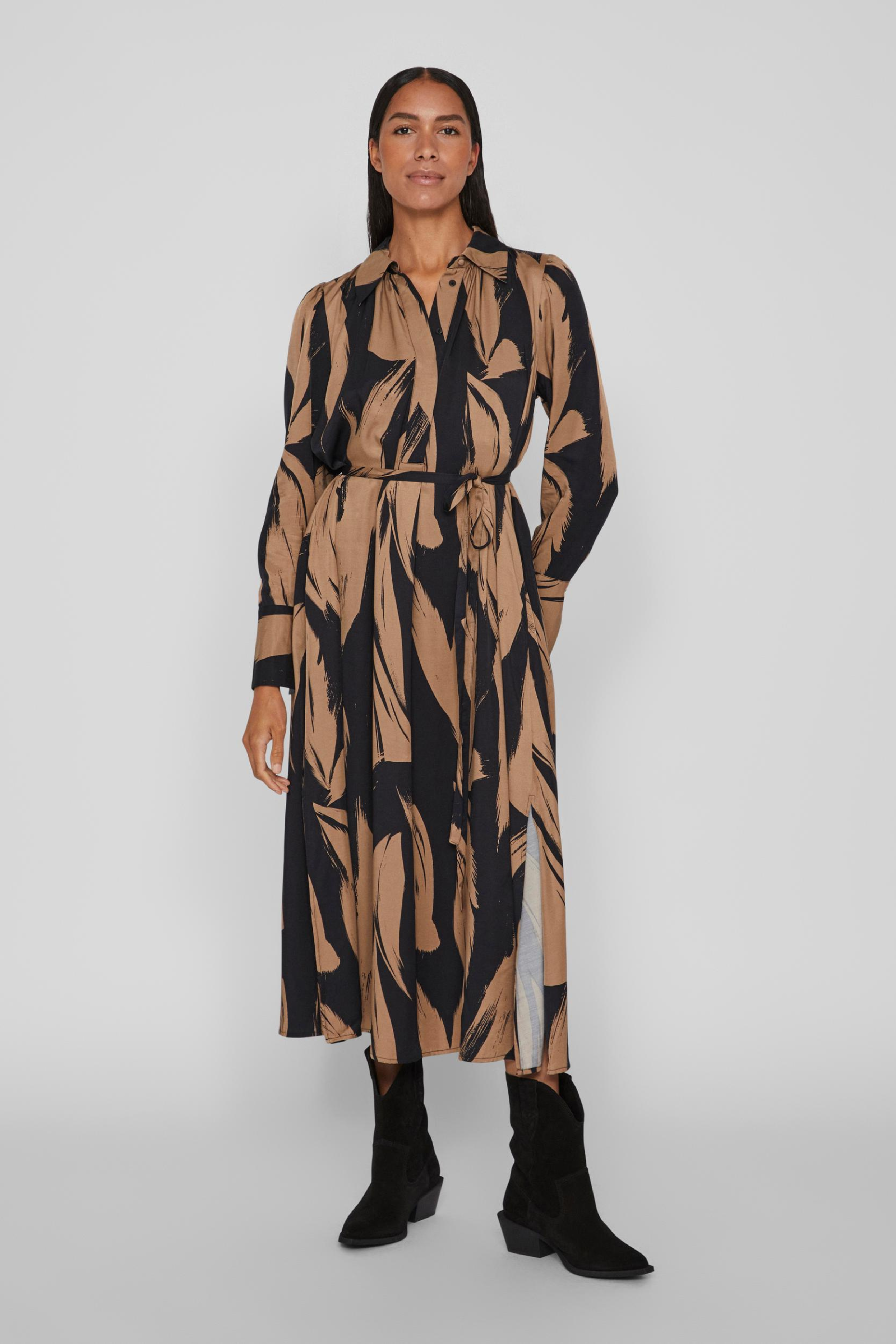 VIJone LS ankle dress