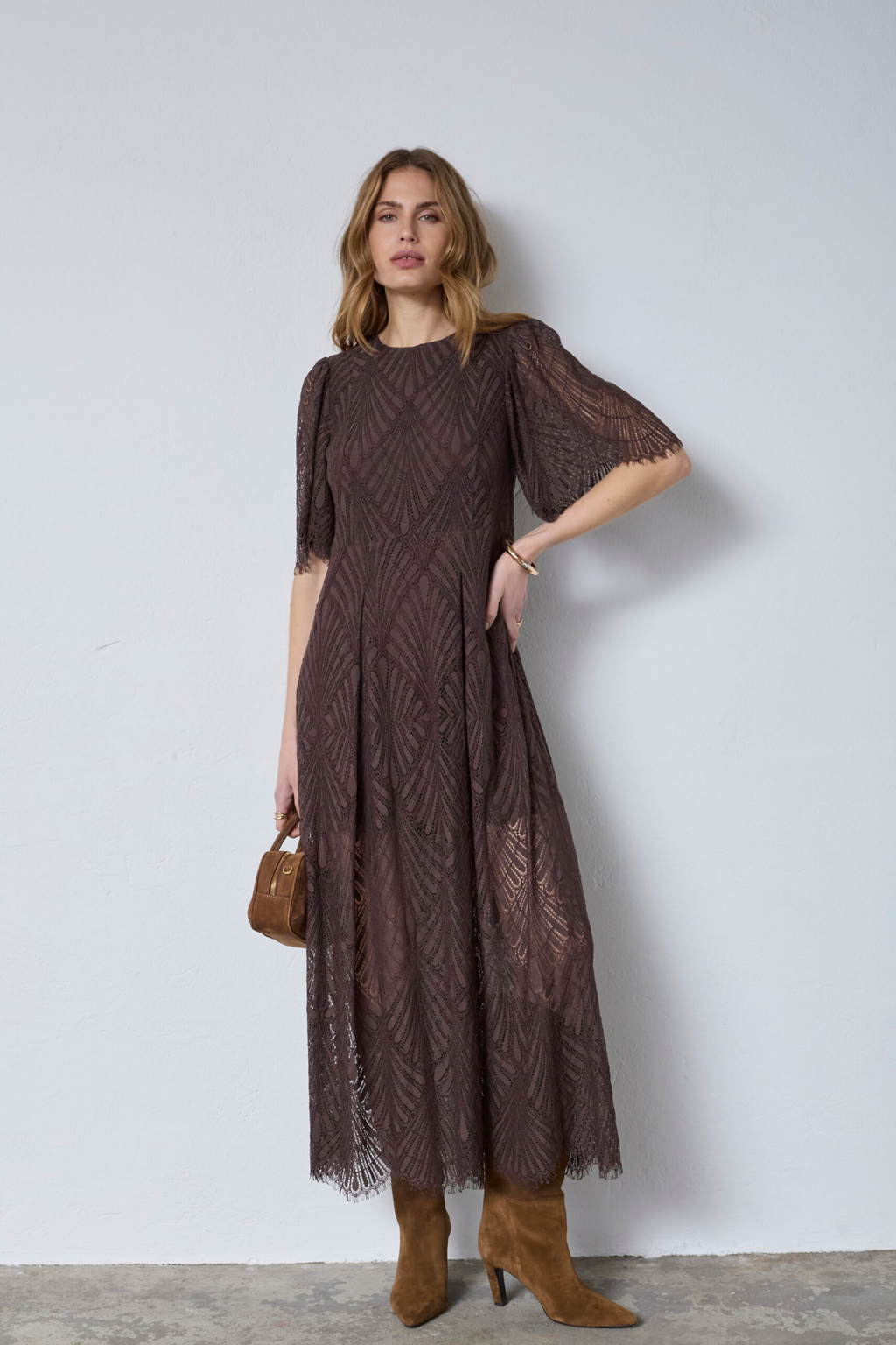 LetiCC lace maxi dress