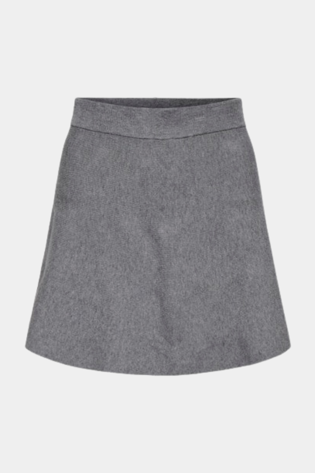 nederdel, skirt, kort, grå, grey, strik, strikket, knit, Fin, smuk, elegant, klassisk, feminin, pæn, rå, cool, sej, unik, musthave, hverdag, fest 