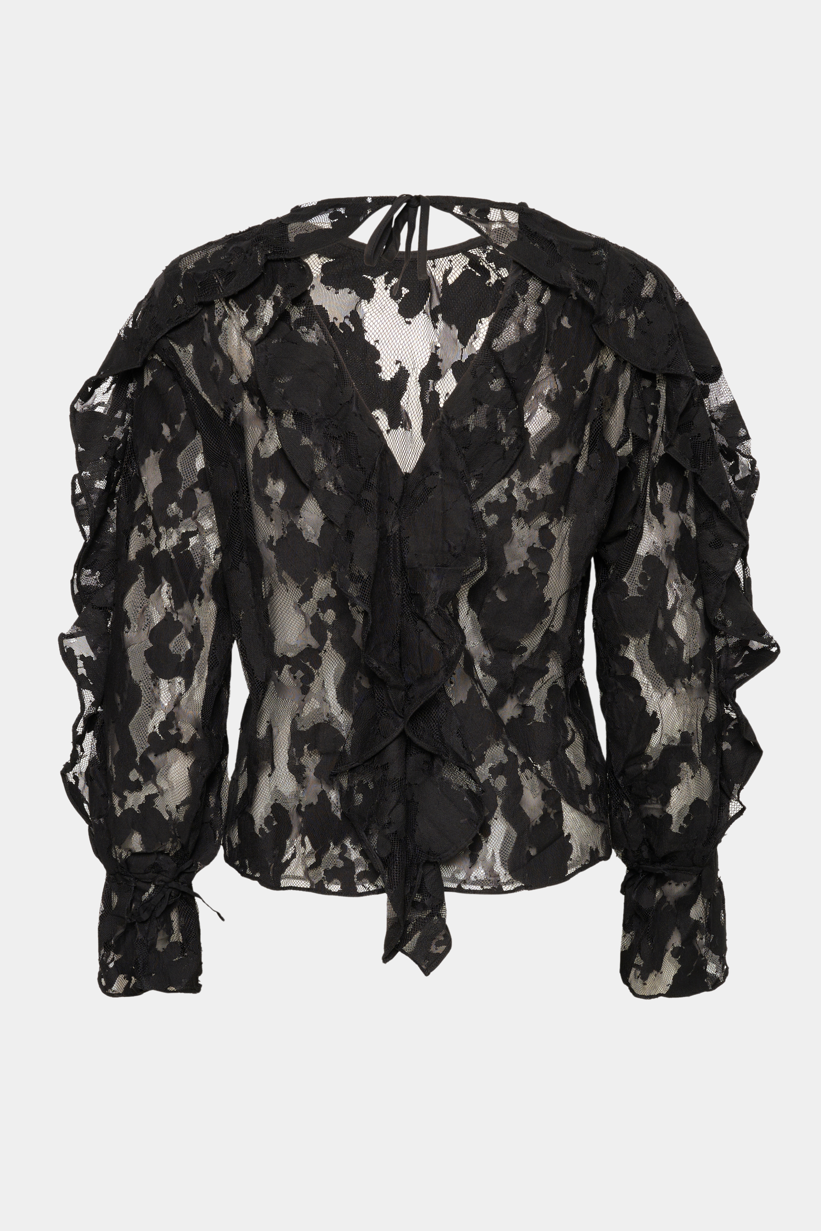 bluse, blouse, shirt, blonde, lace, broderi, sort, black, transparent, see through, gennemsigtig, elegant, fin, feminin, hverdag, fest, kvinde, dame, woman