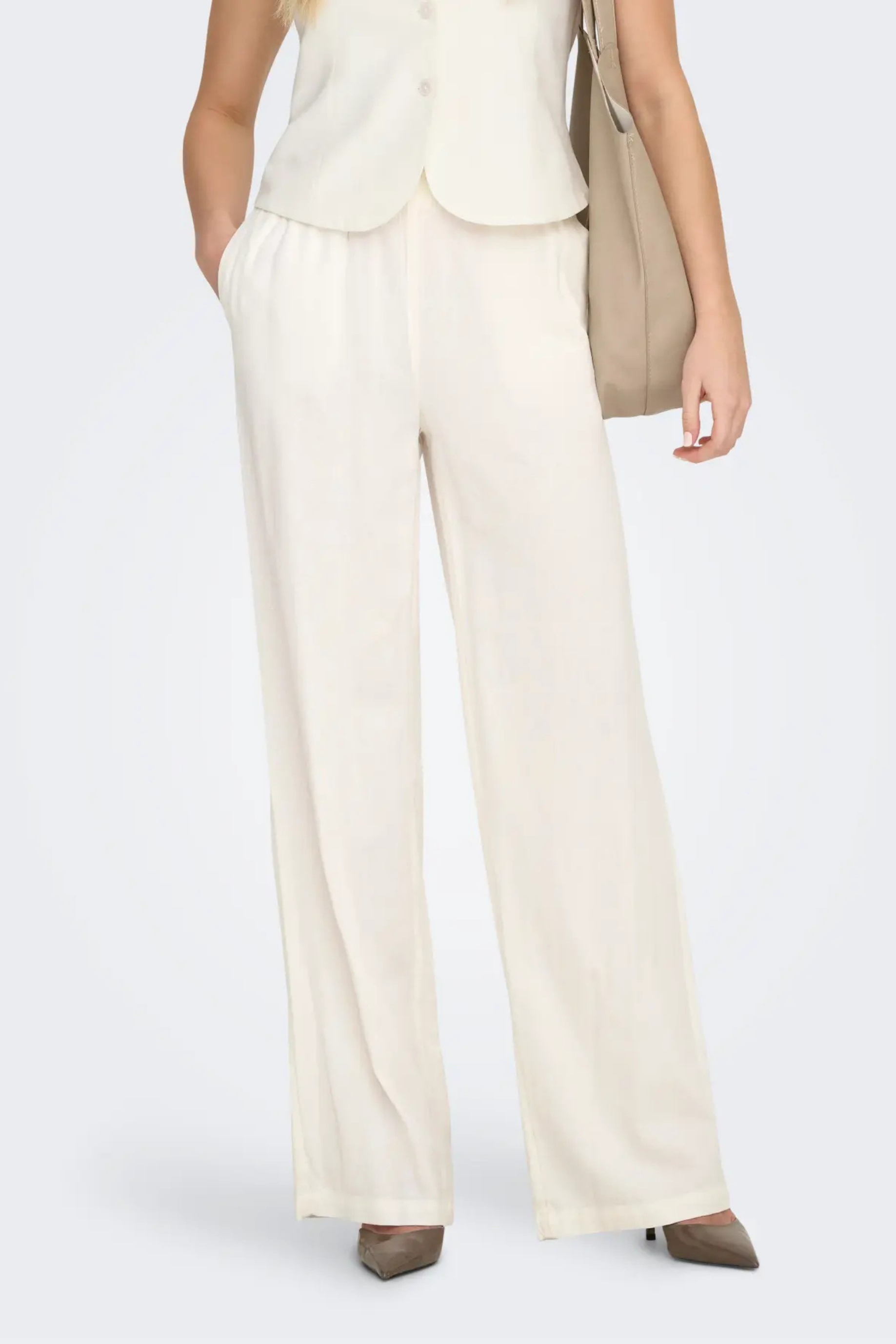 ONLGoa MV linen pull-up pant