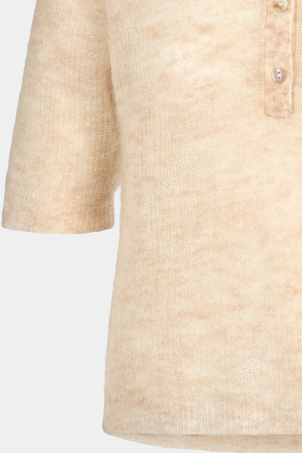 Acacia polo knit