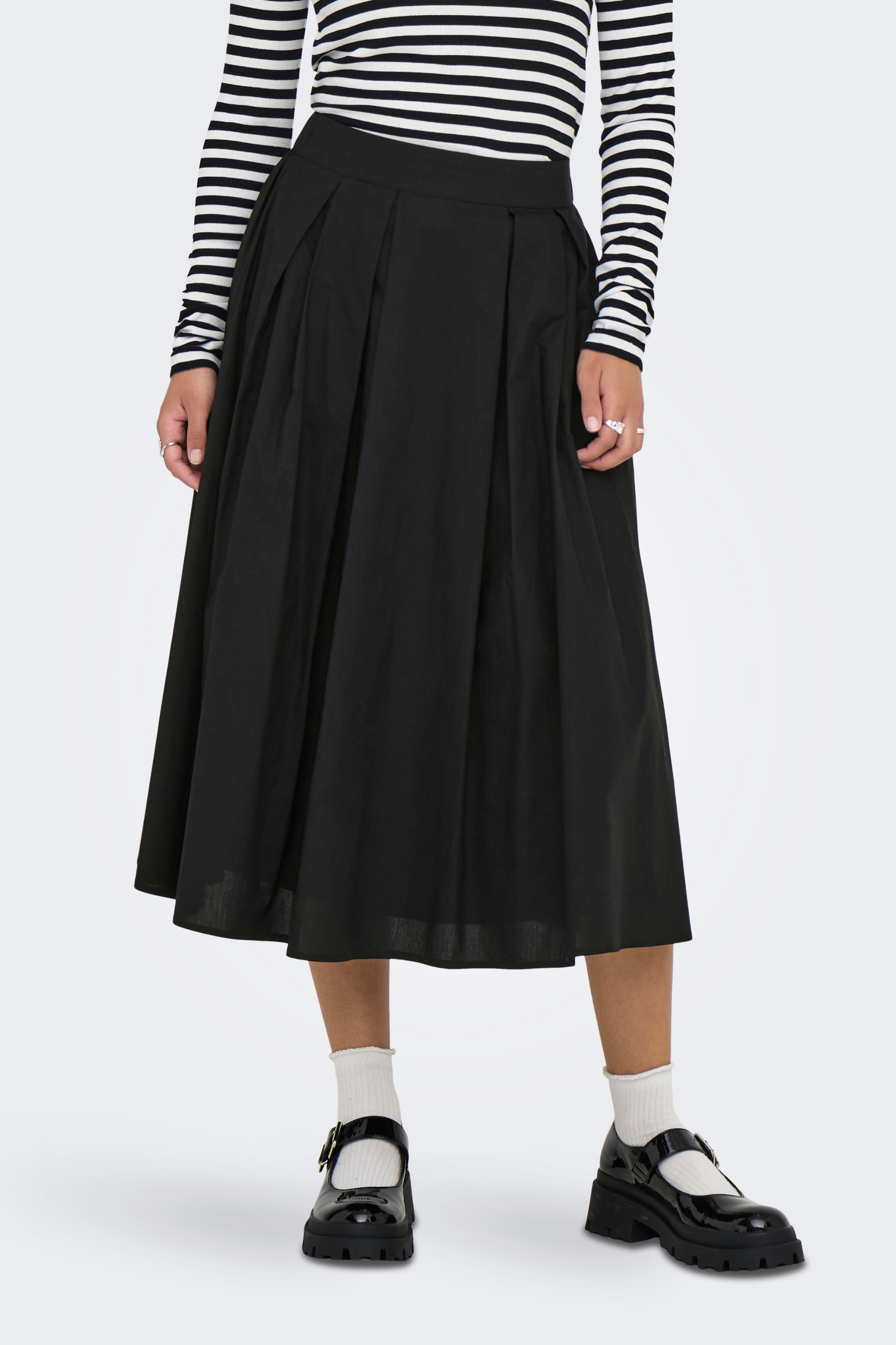 Forudbestilling - ONLMaila long pleat skirt