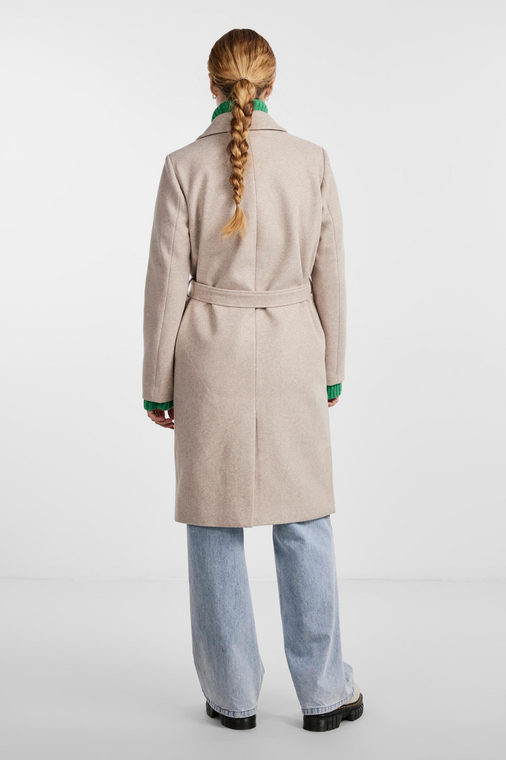 PCNasha ls coat, white pepper