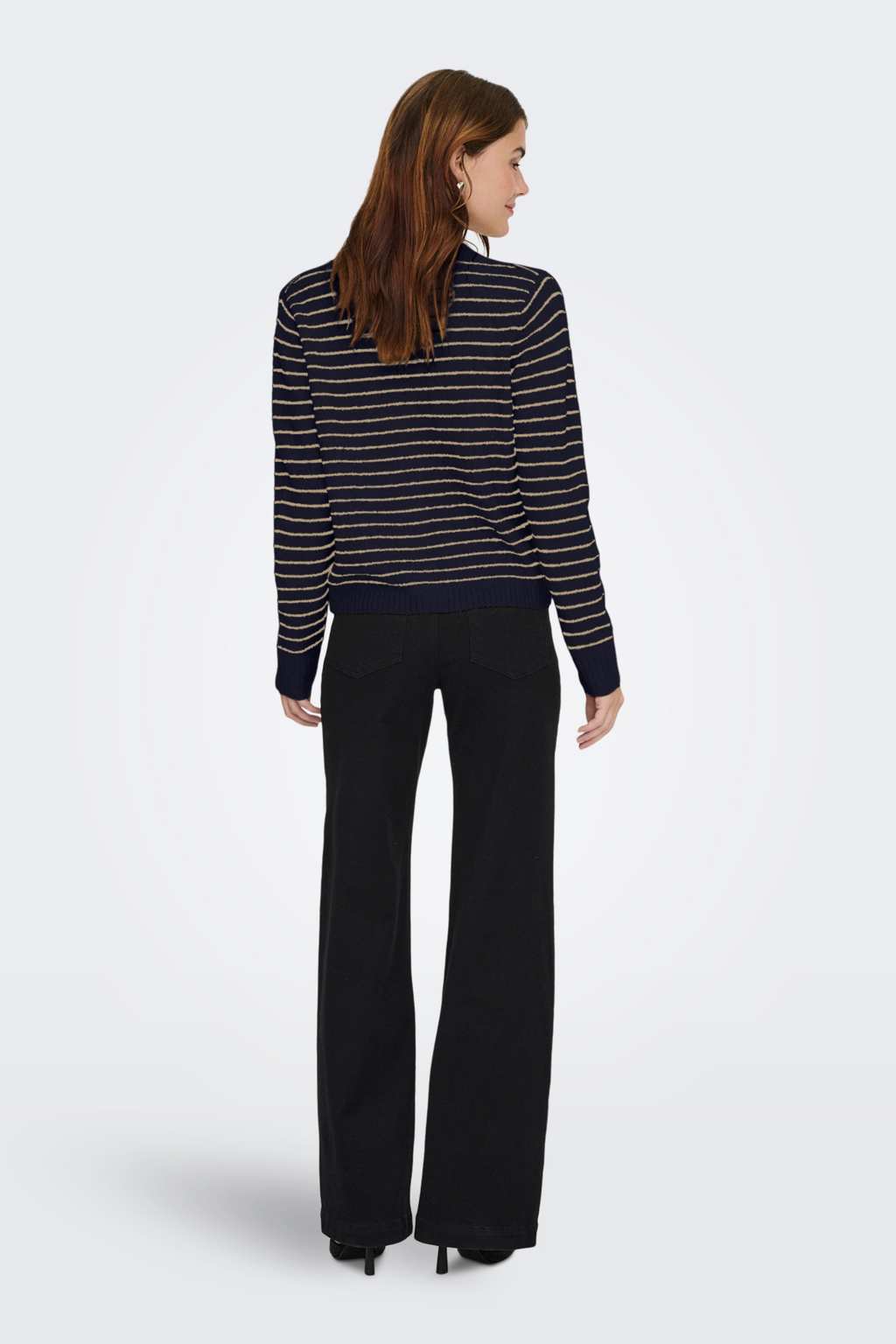 Forudbestilling - ONLChester life LS stripe cardigan CC knit