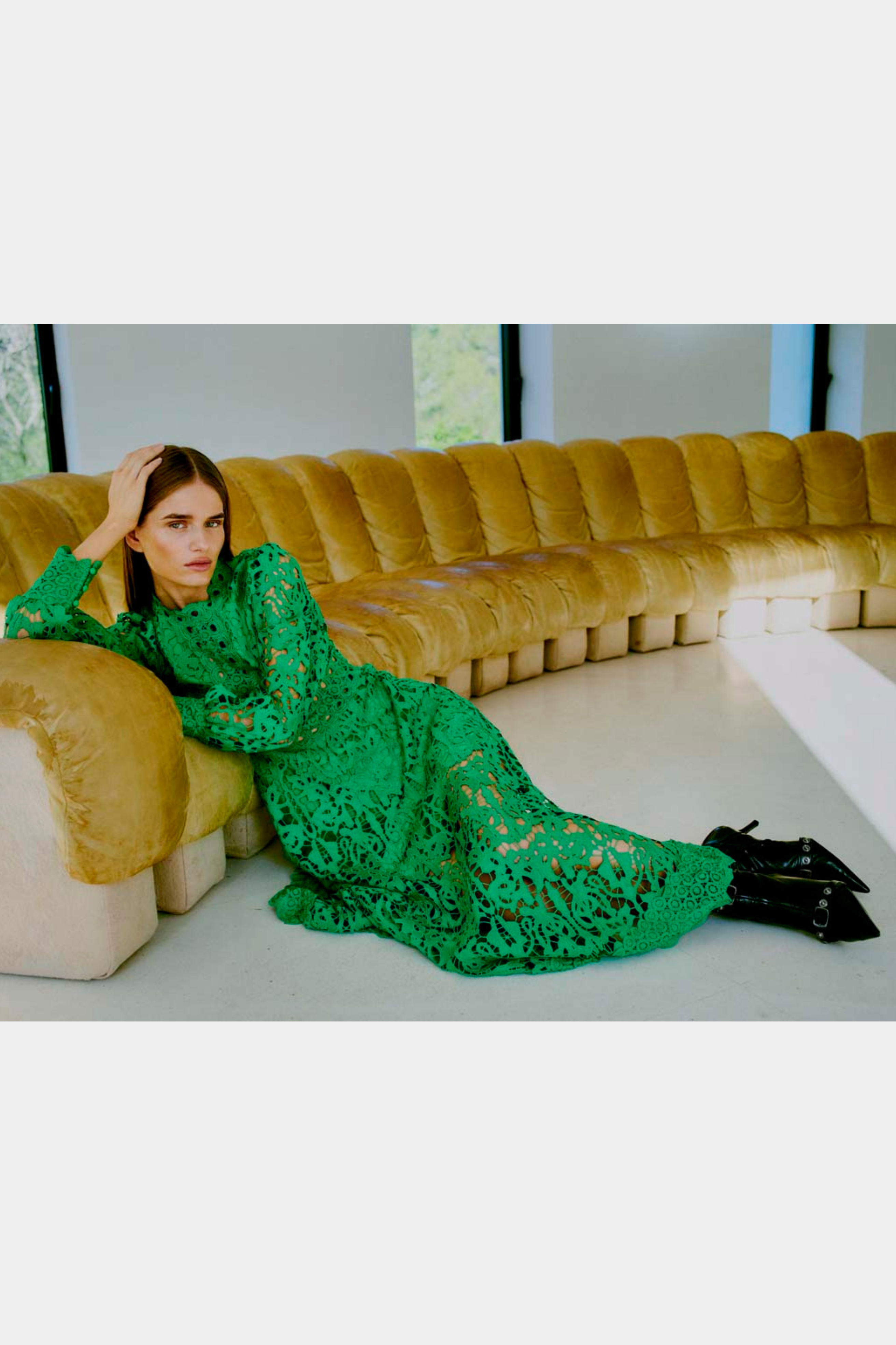 CMLaly dress, fern green
