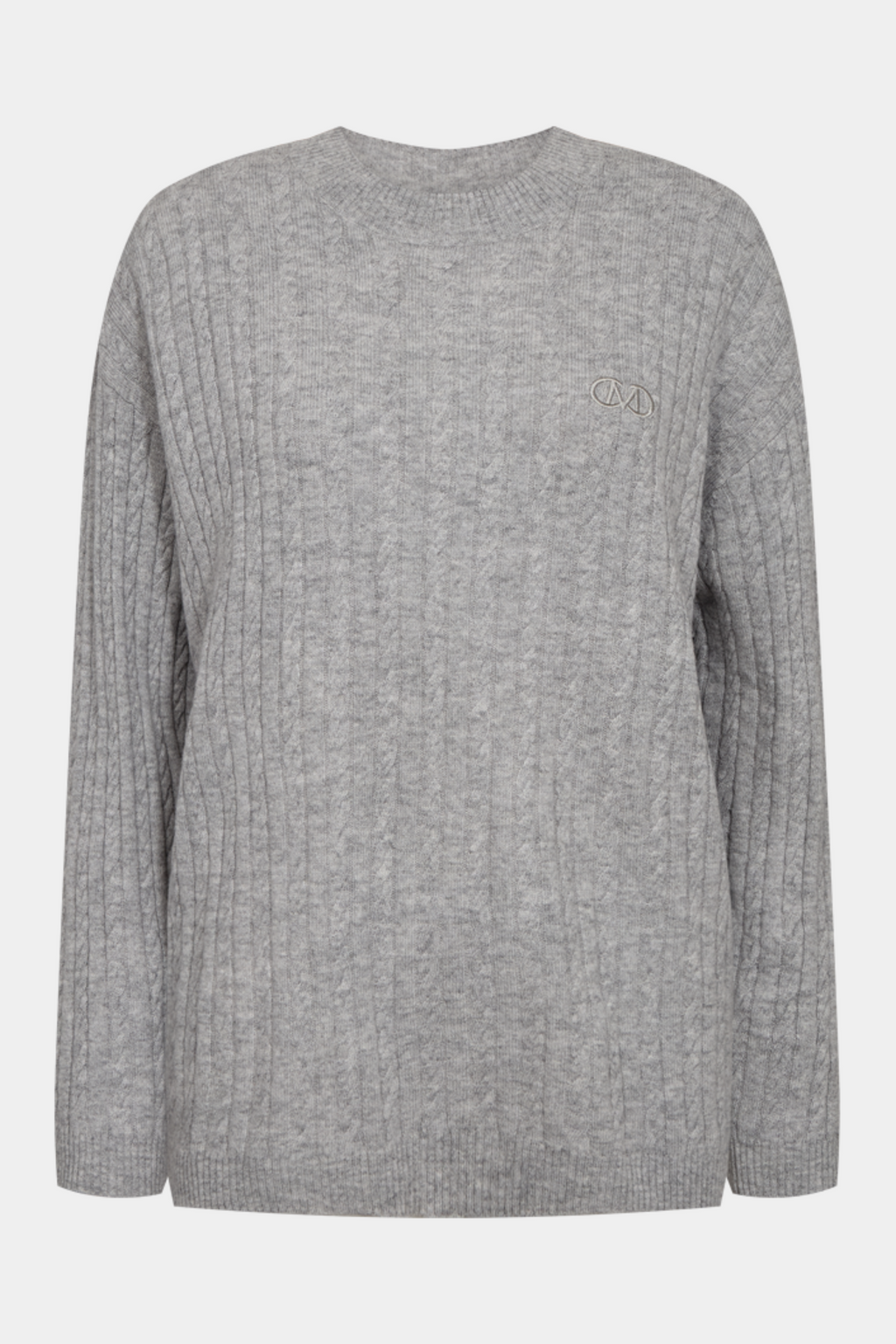 Fin, smuk, elegant, klassisk, staple, feminin, pæn, rå, cool, sej, unik, musthave, hverdag, fest, kvinde, dame, woman, strik, knit, kabelstrik, cable, langærmet, rund hals, long sleeve, blød, soft, cashmere, kashmir, uld, wool, oversize, løs, loose, ralph lauren, logo, warm, varm, 