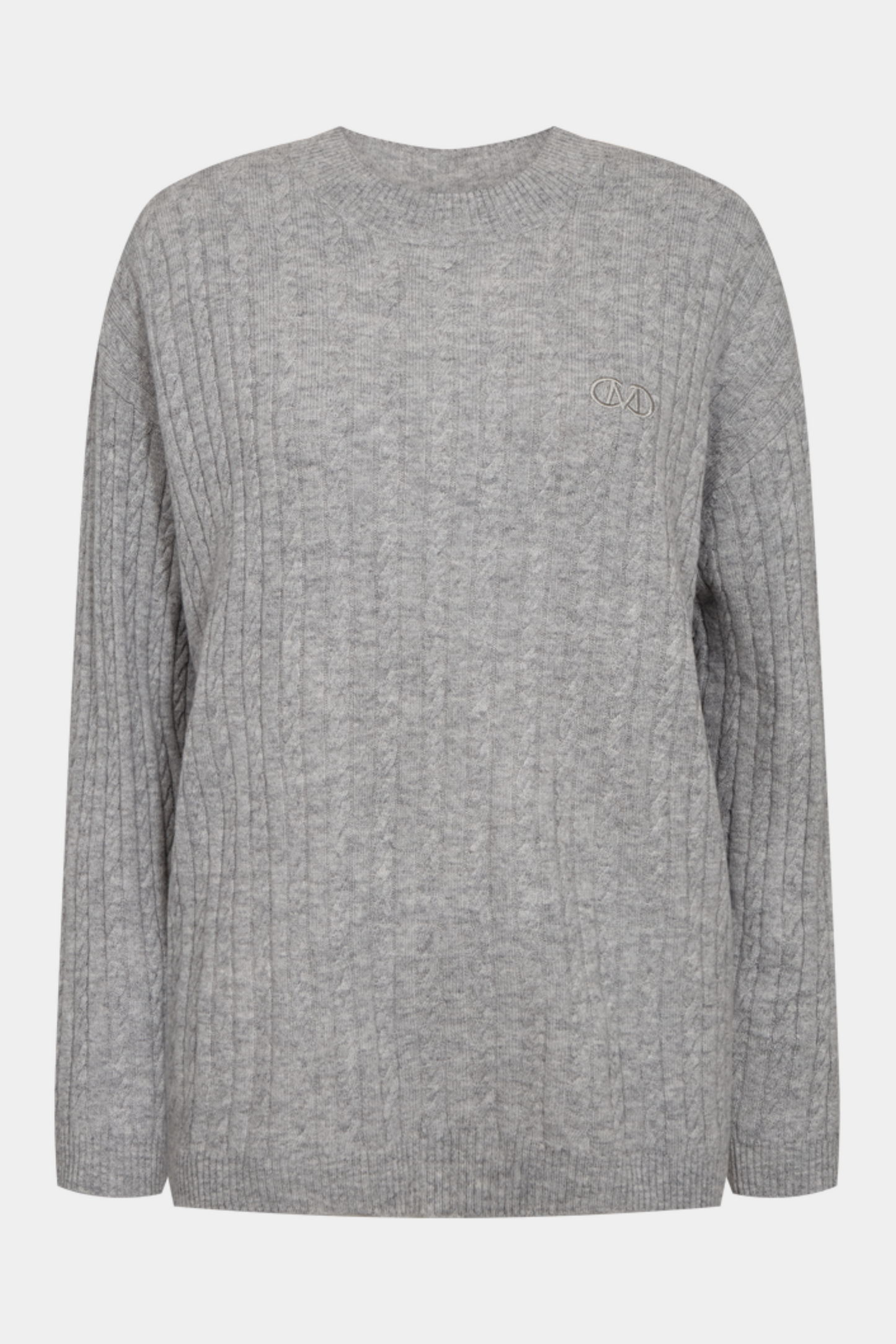 Fin, smuk, elegant, klassisk, staple, feminin, pæn, rå, cool, sej, unik, musthave, hverdag, fest, kvinde, dame, woman, strik, knit, kabelstrik, cable, langærmet, rund hals, long sleeve, blød, soft, cashmere, kashmir, uld, wool, oversize, løs, loose, ralph lauren, logo, warm, varm, 