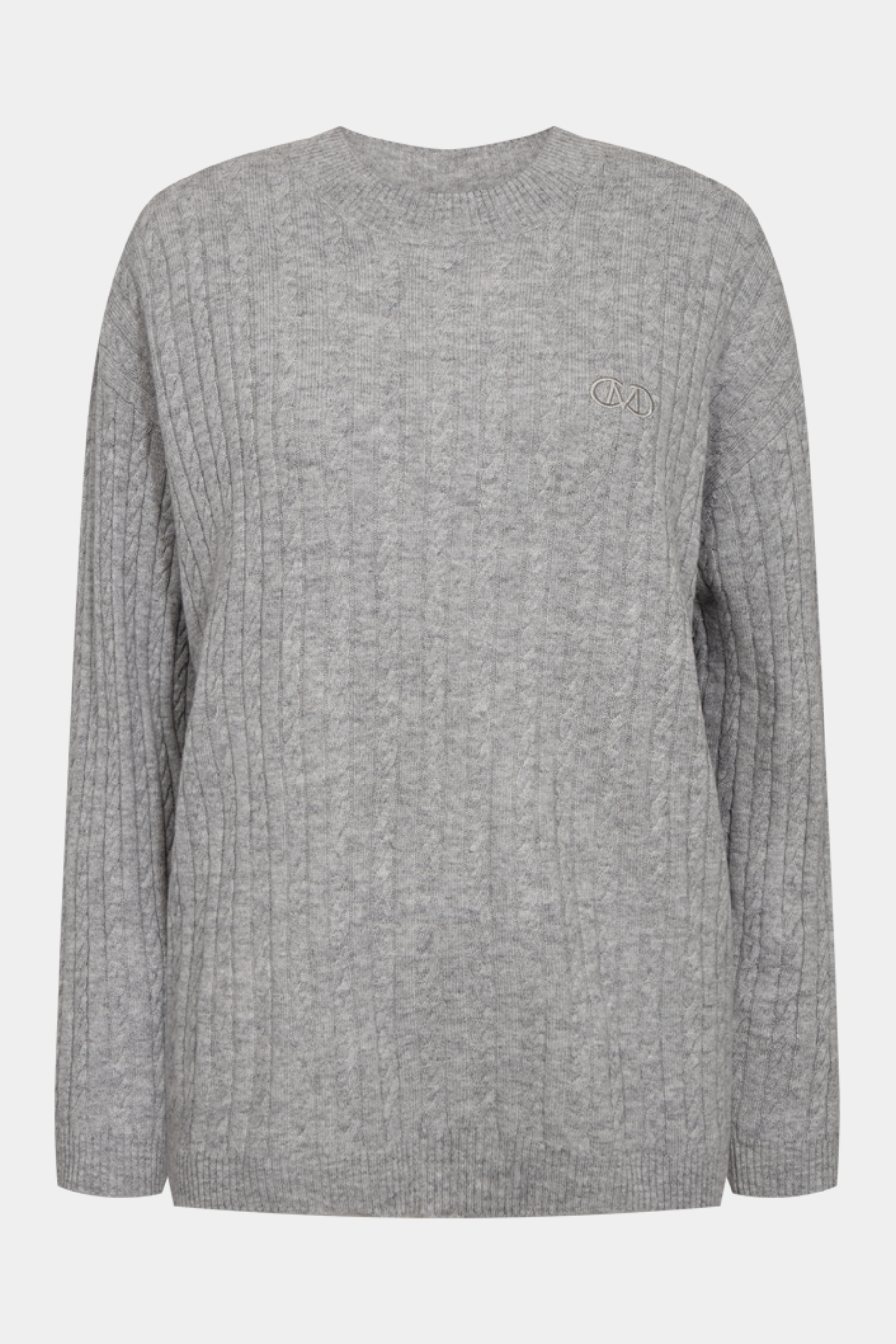 Fin, smuk, elegant, klassisk, staple, feminin, pæn, rå, cool, sej, unik, musthave, hverdag, fest, kvinde, dame, woman, strik, knit, kabelstrik, cable, langærmet, rund hals, long sleeve, blød, soft, cashmere, kashmir, uld, wool, oversize, løs, loose, ralph lauren, logo, warm, varm, 