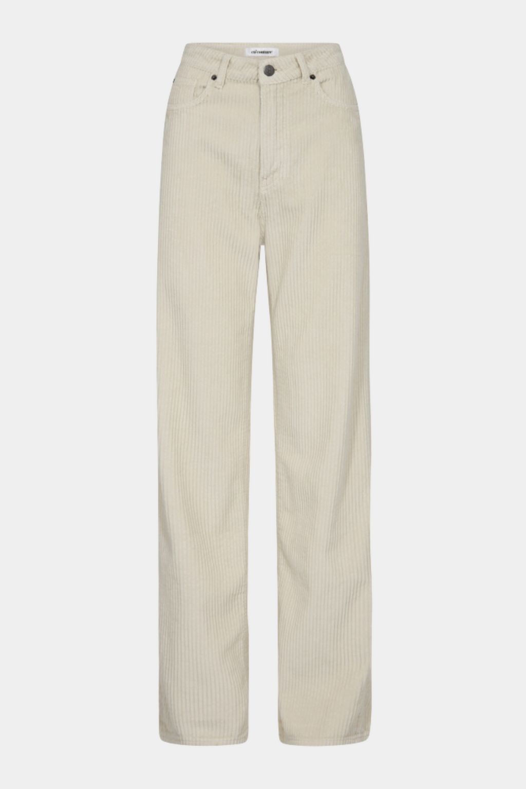 buks, pant, wide, vid, vidde, fløjl, corduroy, beige, off white, råhvid, cool, rå, lys, hverdag, fest, kvinde, dame, woman, straight