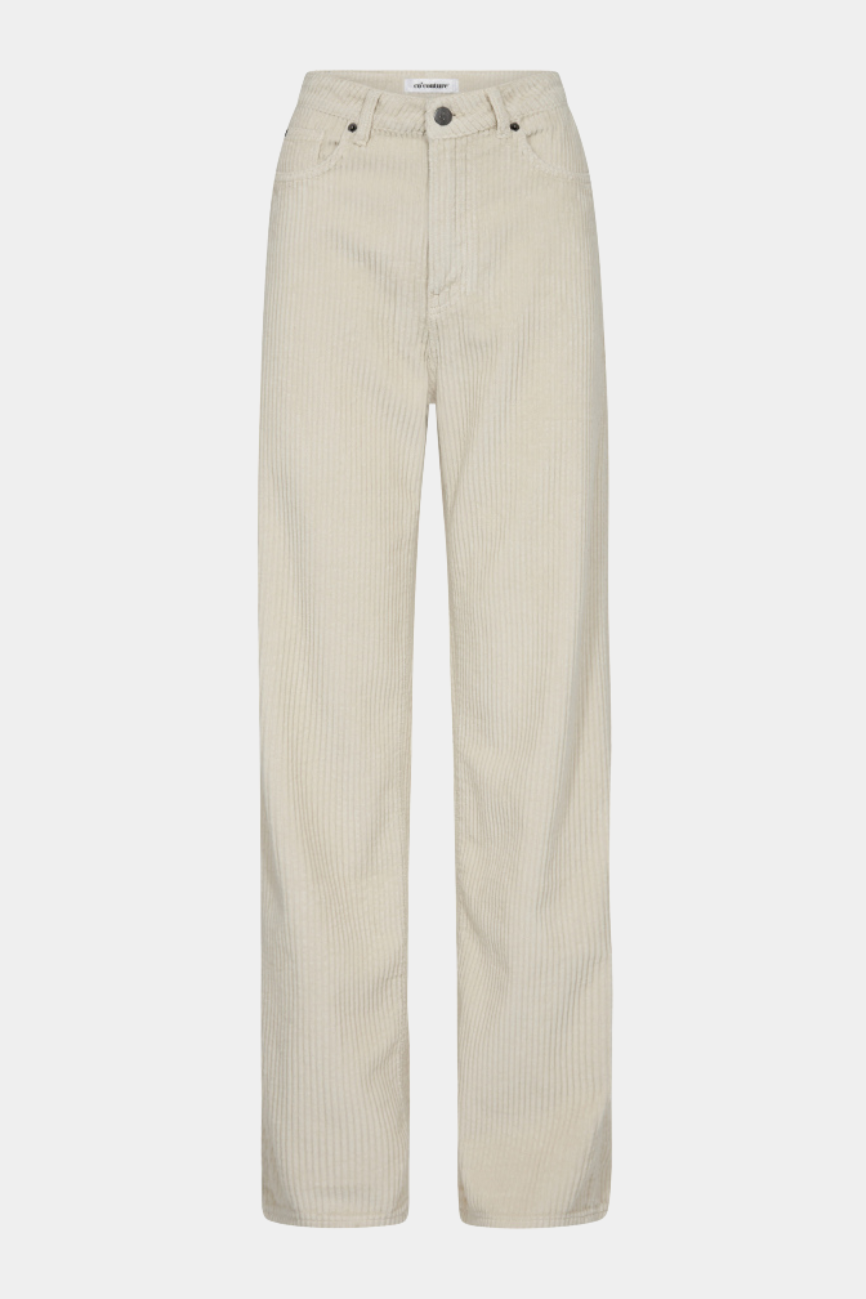 buks, pant, wide, vid, vidde, fløjl, corduroy, beige, off white, råhvid, cool, rå, lys, hverdag, fest, kvinde, dame, woman, straight
