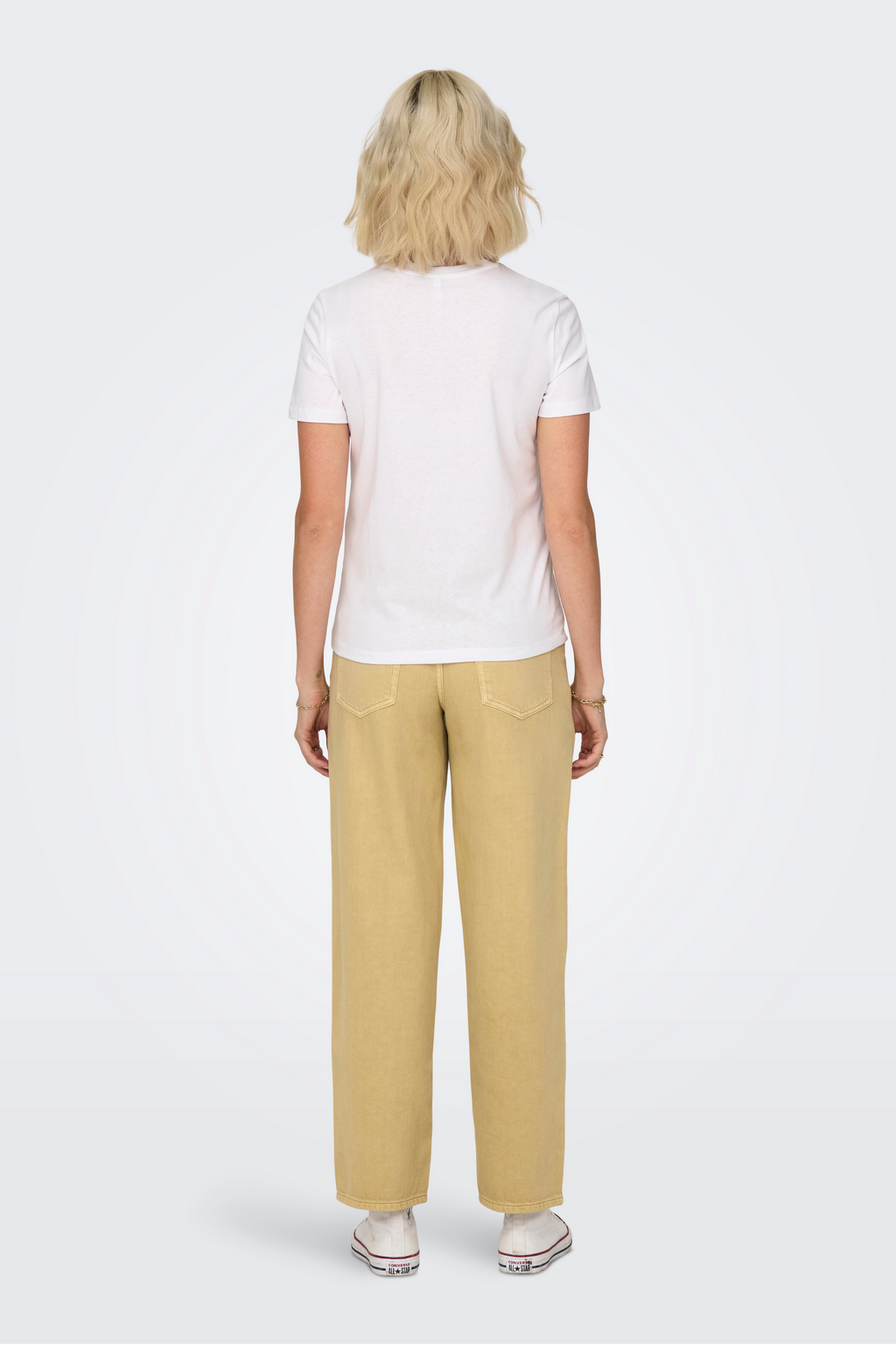 ONLKetty life S/S o-neck top | lemon