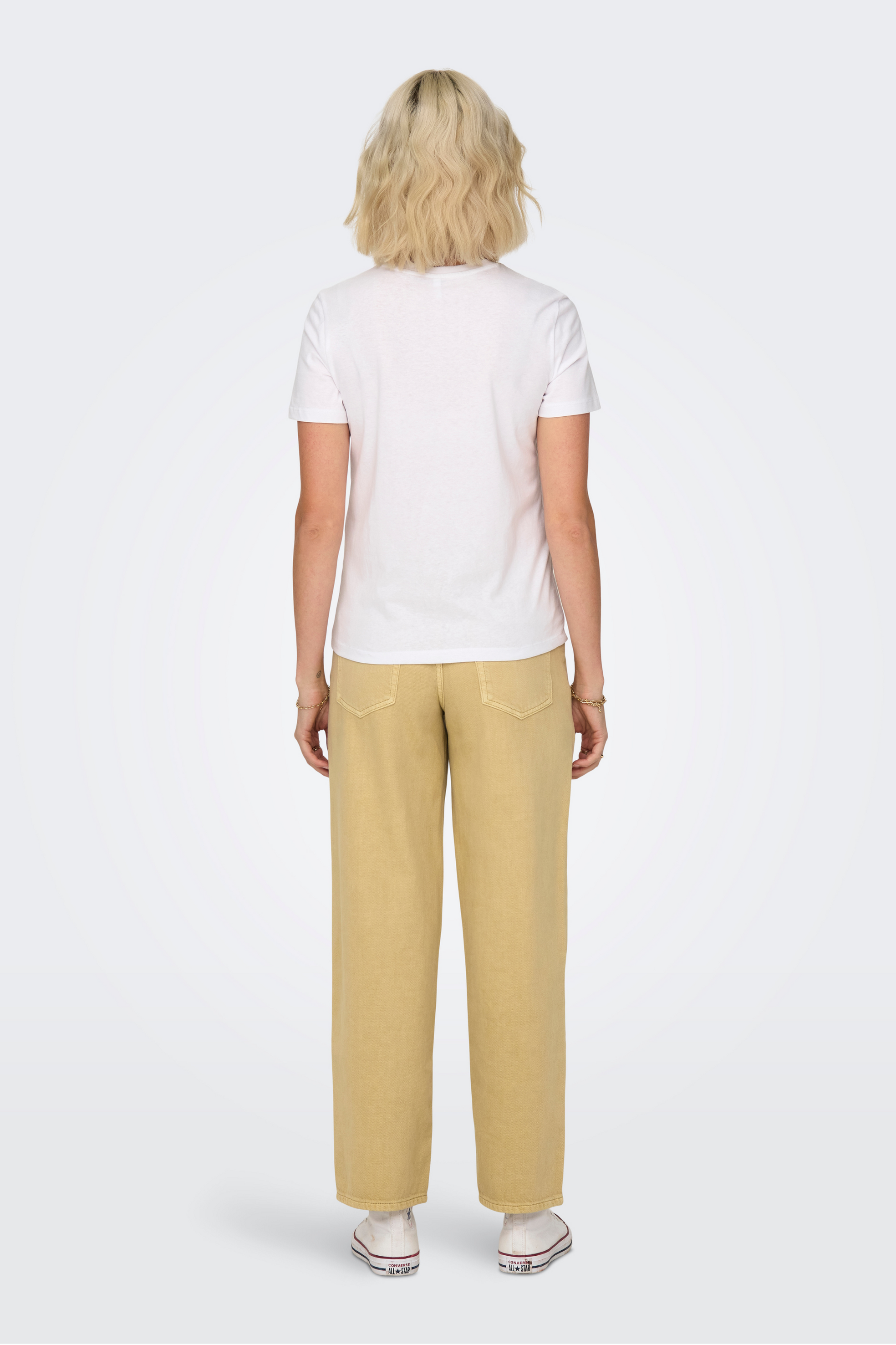 ONLKetty life S/S o-neck top | lemon